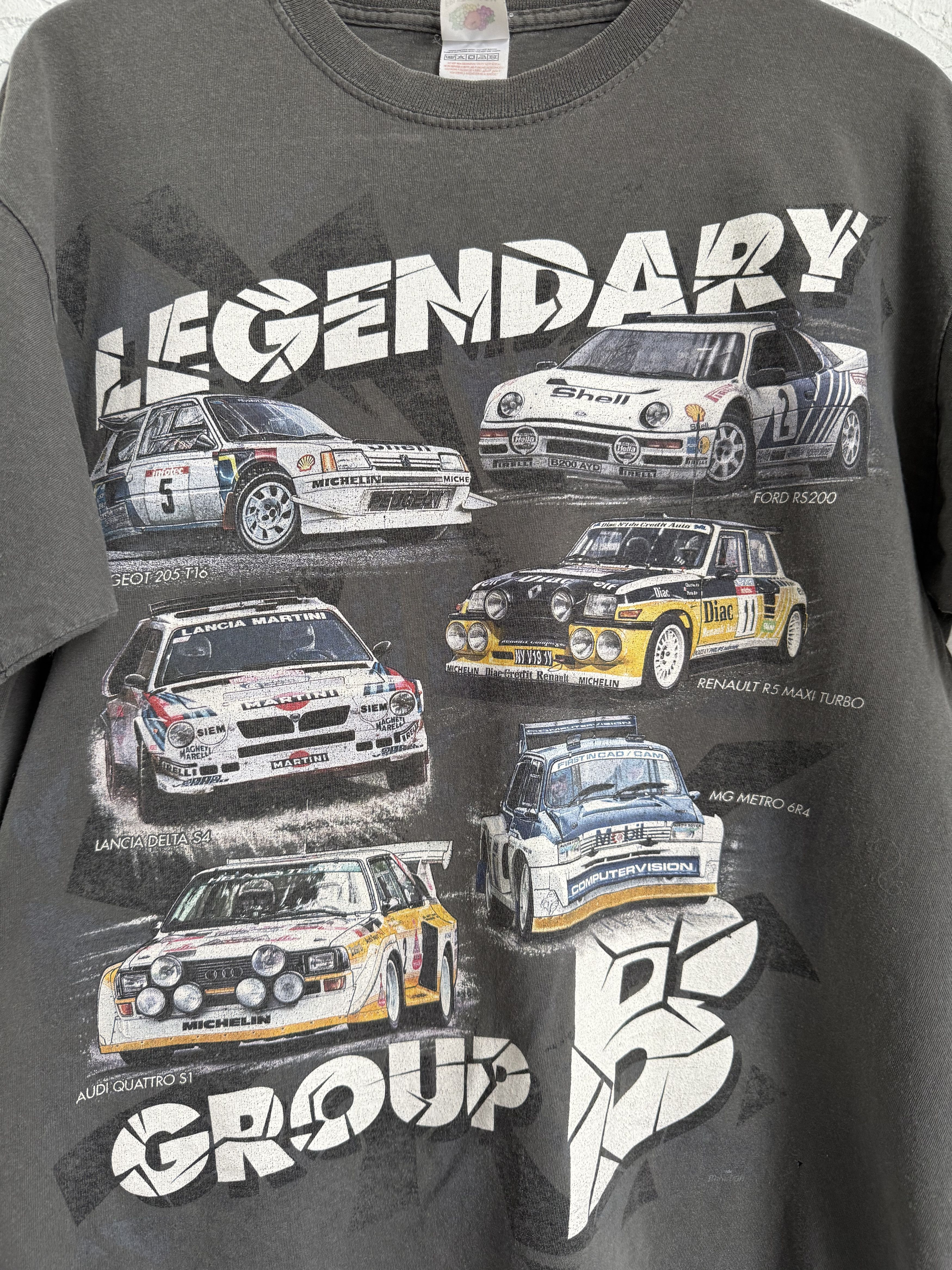 Vintage Vintage 2000s Rally Group B legendary racing t-shirt Size US M / EU 48-50 / 2 - 6 Thumbnail