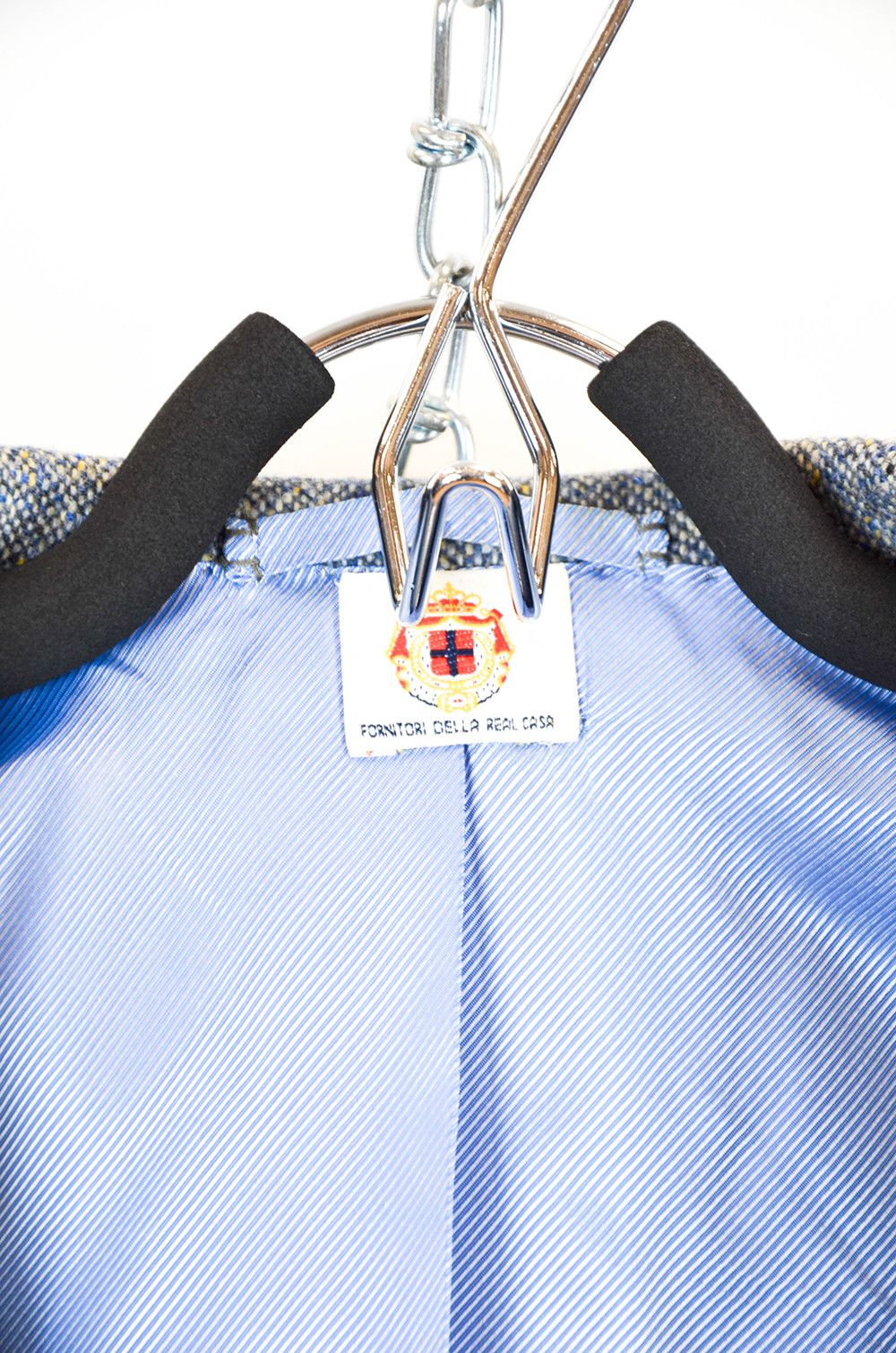 Luigi Borrelli Luigi Borrelli Napoli Blazer – Blue Tweed Wool – Size 52 Size 52R - 8 Thumbnail