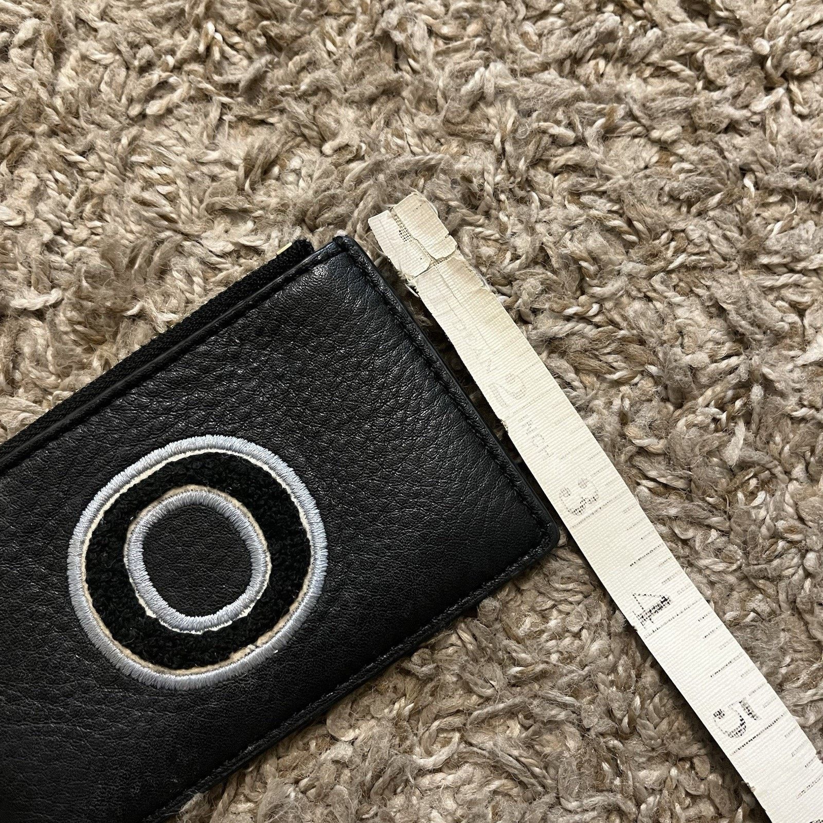 Tory Burch Tory Burch Navy Blue Tumbled Leather Monogram Thin Wallet Size ONE SIZE - 6 Thumbnail