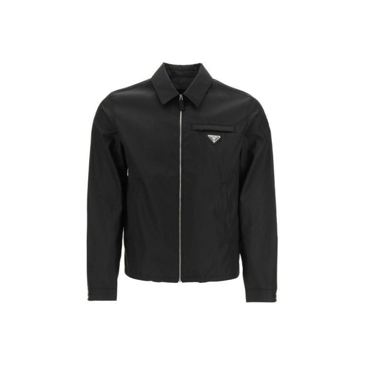 Prada Prada SS21 Logo Zip Front Long Sleeve Jacket-2506 Size US XXL / EU 58 / 5 - 1 Thumbnail
