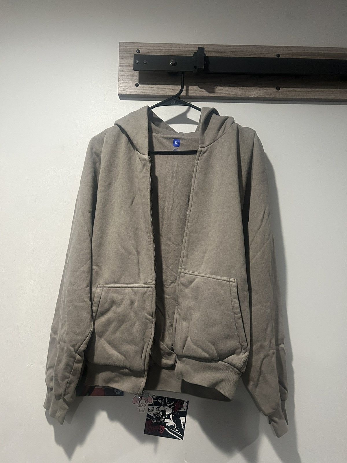 Balenciaga × Gap × Kanye West Yeezy Gap zip up hoodie Grey M Size US M / EU 48-50 / 2 - 2 Thumbnail