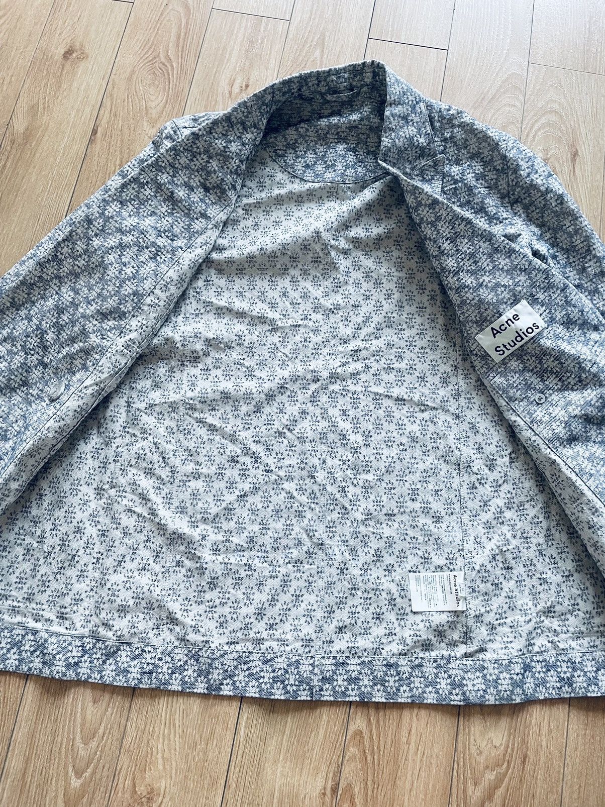 Acne Studios Acne Studios, Floral jacquard double breasted blazer Size S / US 4 / IT 40 - 6 Thumbnail