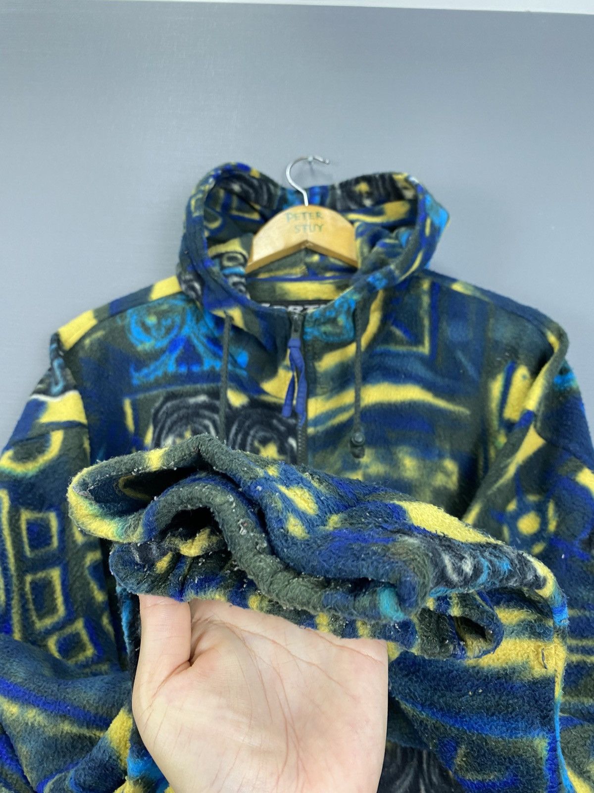 Japanese Brand × Vintage Vintage North Stream Printed fleece Hoodie Size US L / EU 52-54 / 3 - 9 Thumbnail