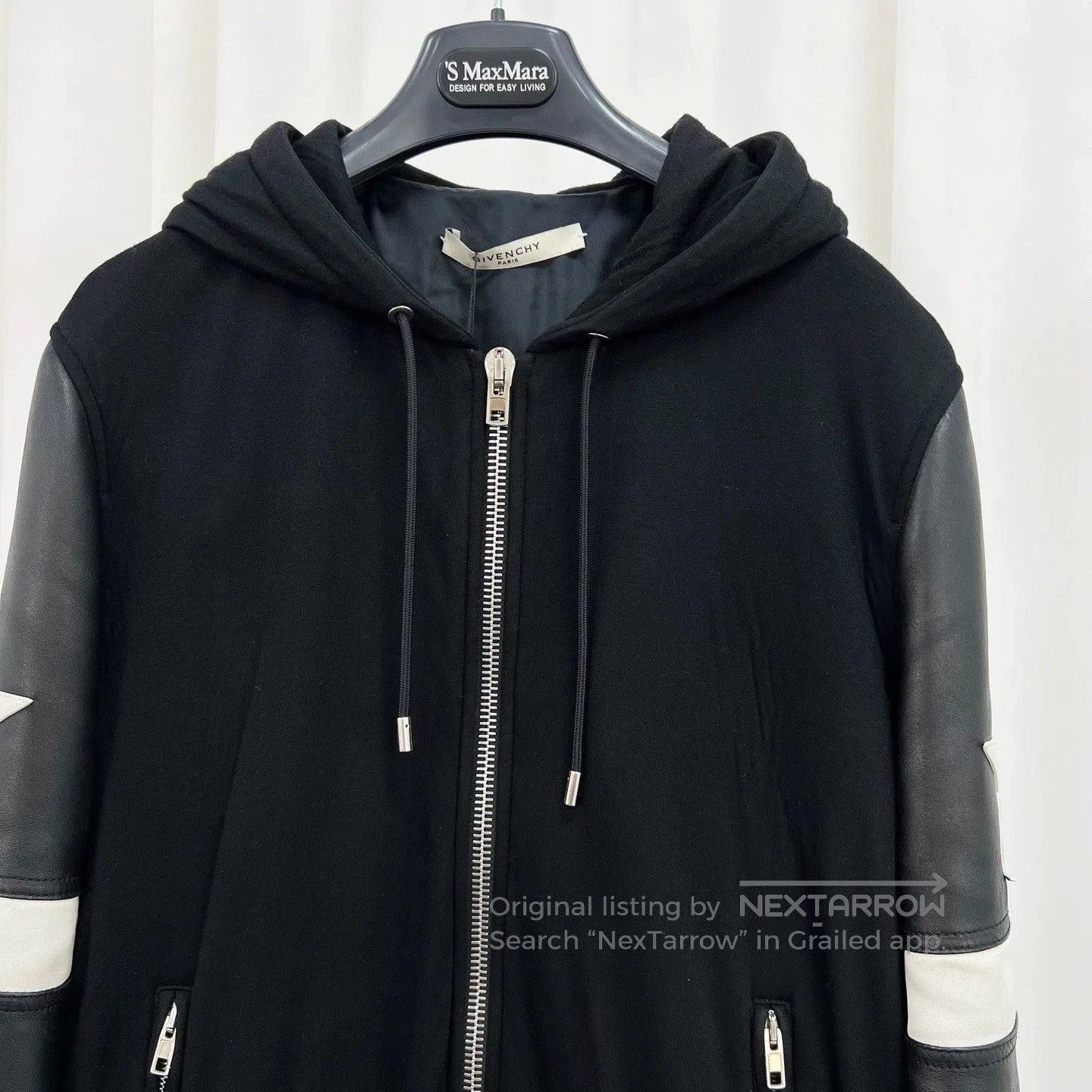 Givenchy Givenchy Star Patchwork Leather Sleeve Jacket. Size US M / EU 48-50 / 2 - 3 Thumbnail