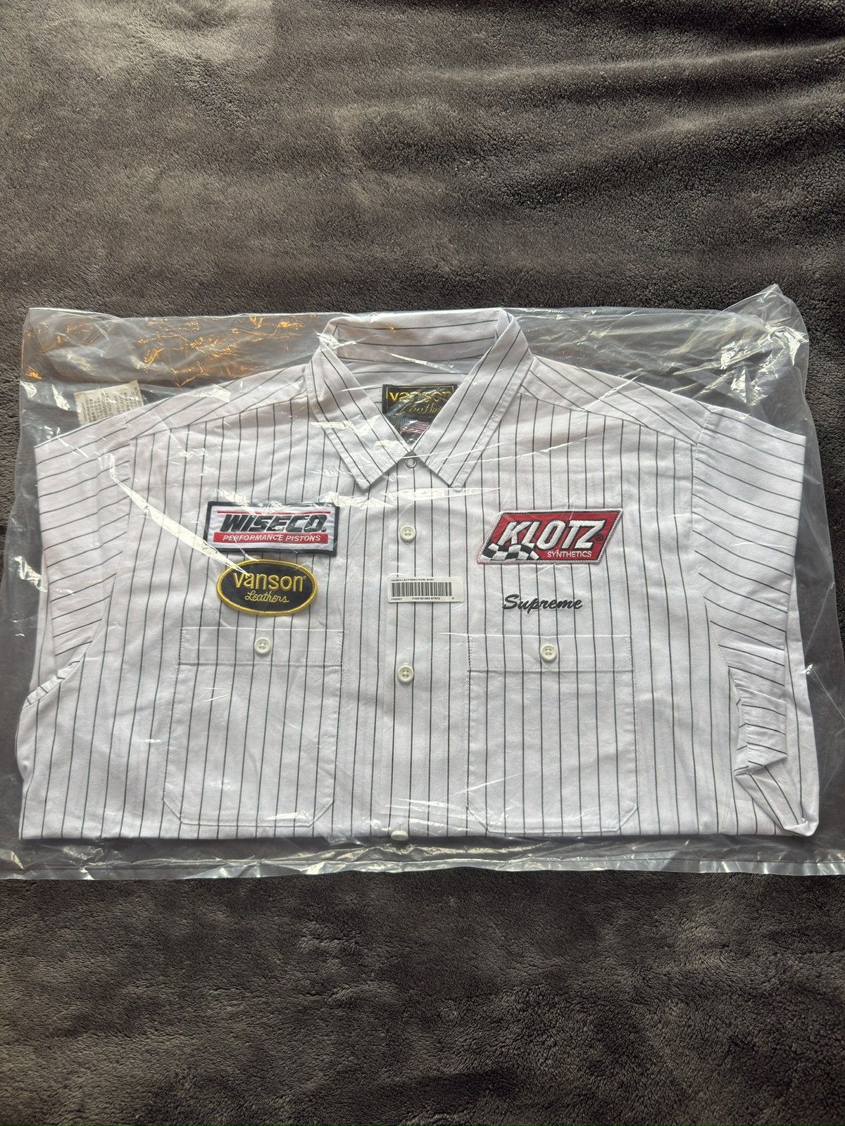 Supreme × Vanson Leathers Supreme x Lanson Leathers Work Shirt (Medium) Size US M / EU 48-50 / 2 - 1 Thumbnail