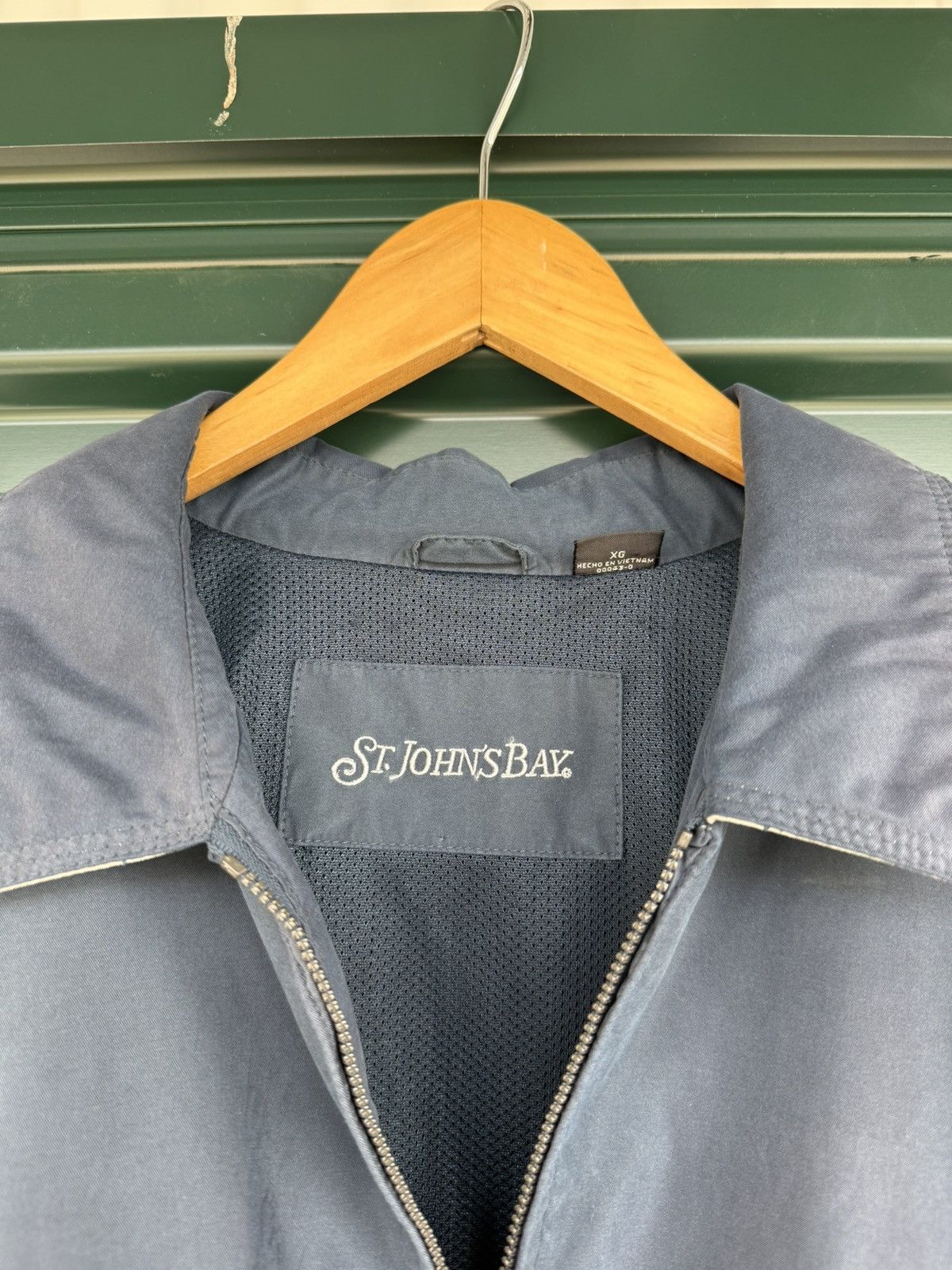 Vintage Vintage St John’s Bay Faded Navy Cropped Work Jacket Size US XL / EU 56 / 4 - 6 Thumbnail