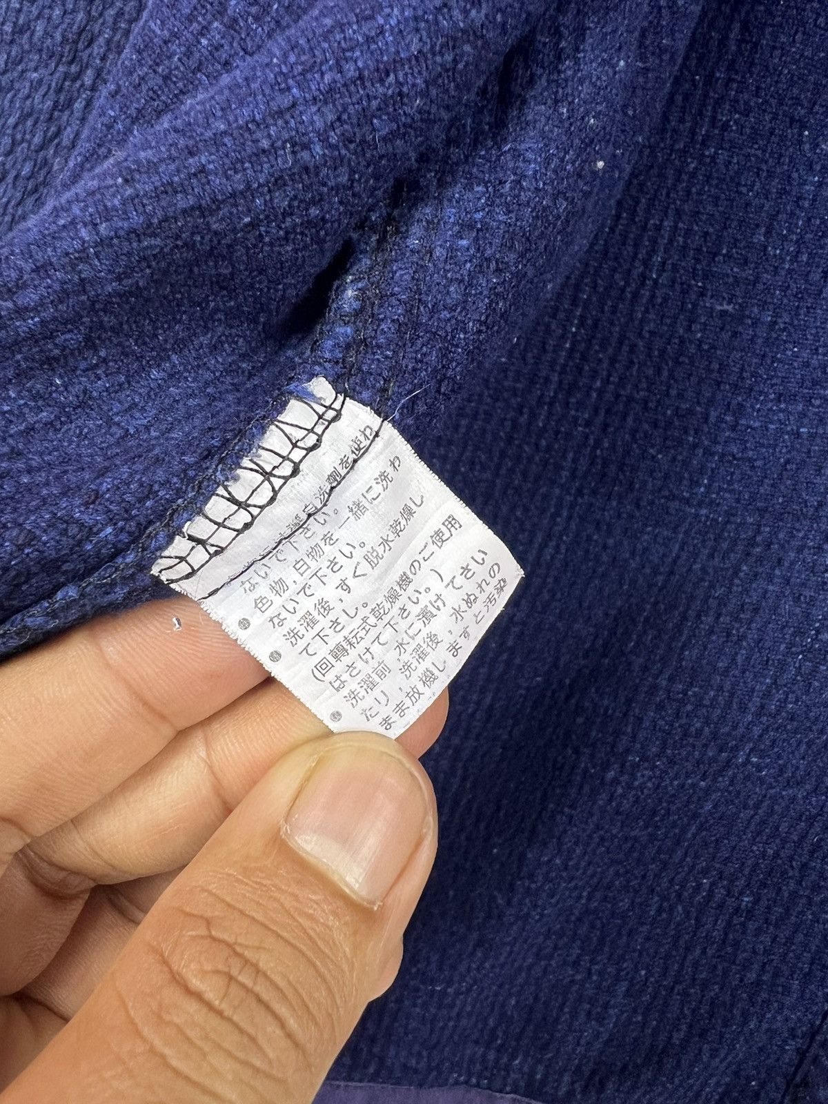 Indigo 🔥 JAPANESE INDIGO BLUE KIMONO TRADITIONAL Size US L / EU 52-54 / 3 - 11 Thumbnail