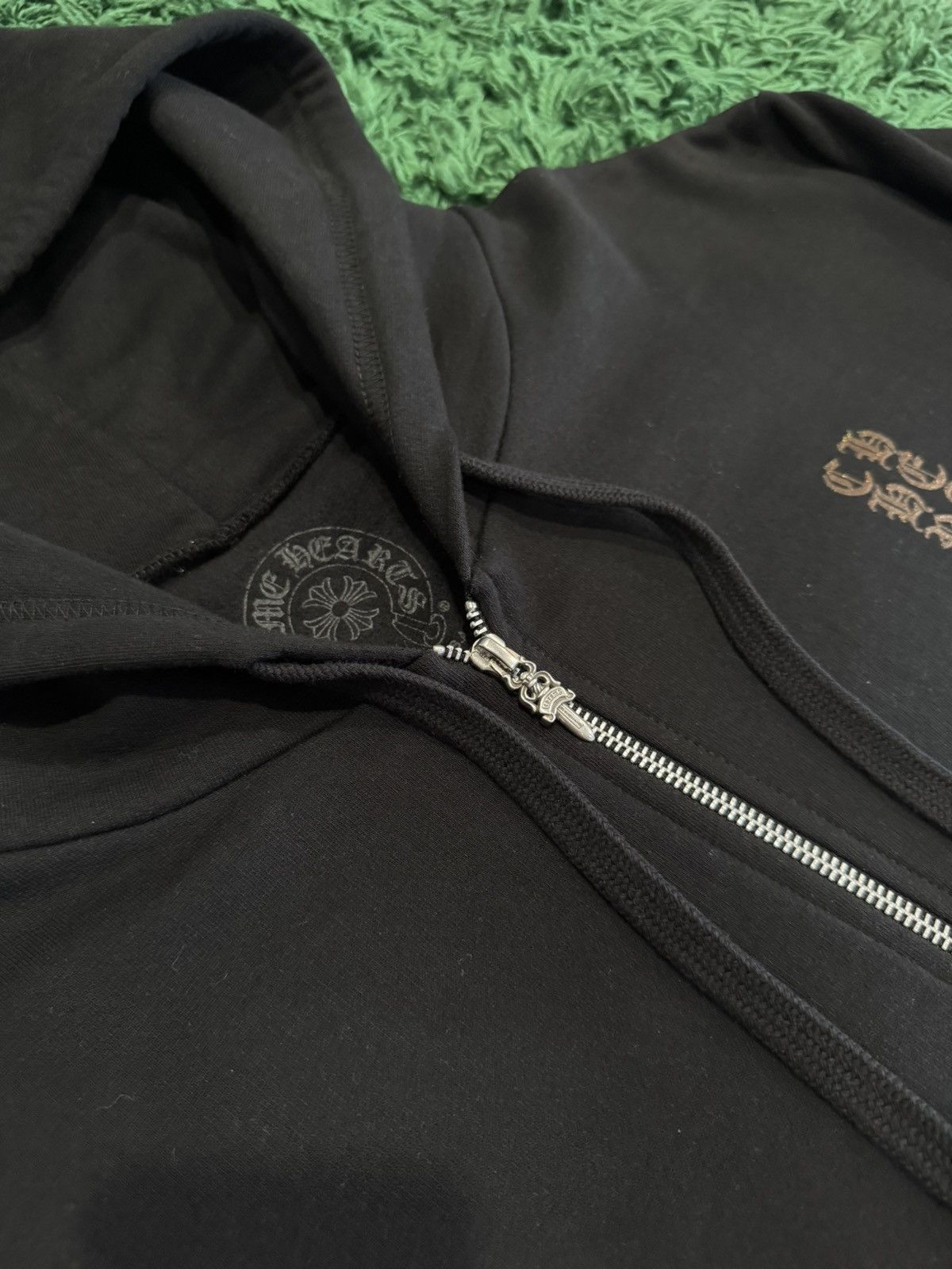 Chrome Hearts Chrome Hearts Vertical Logo Zip Up Size US L / EU 52-54 / 3 - 3 Thumbnail