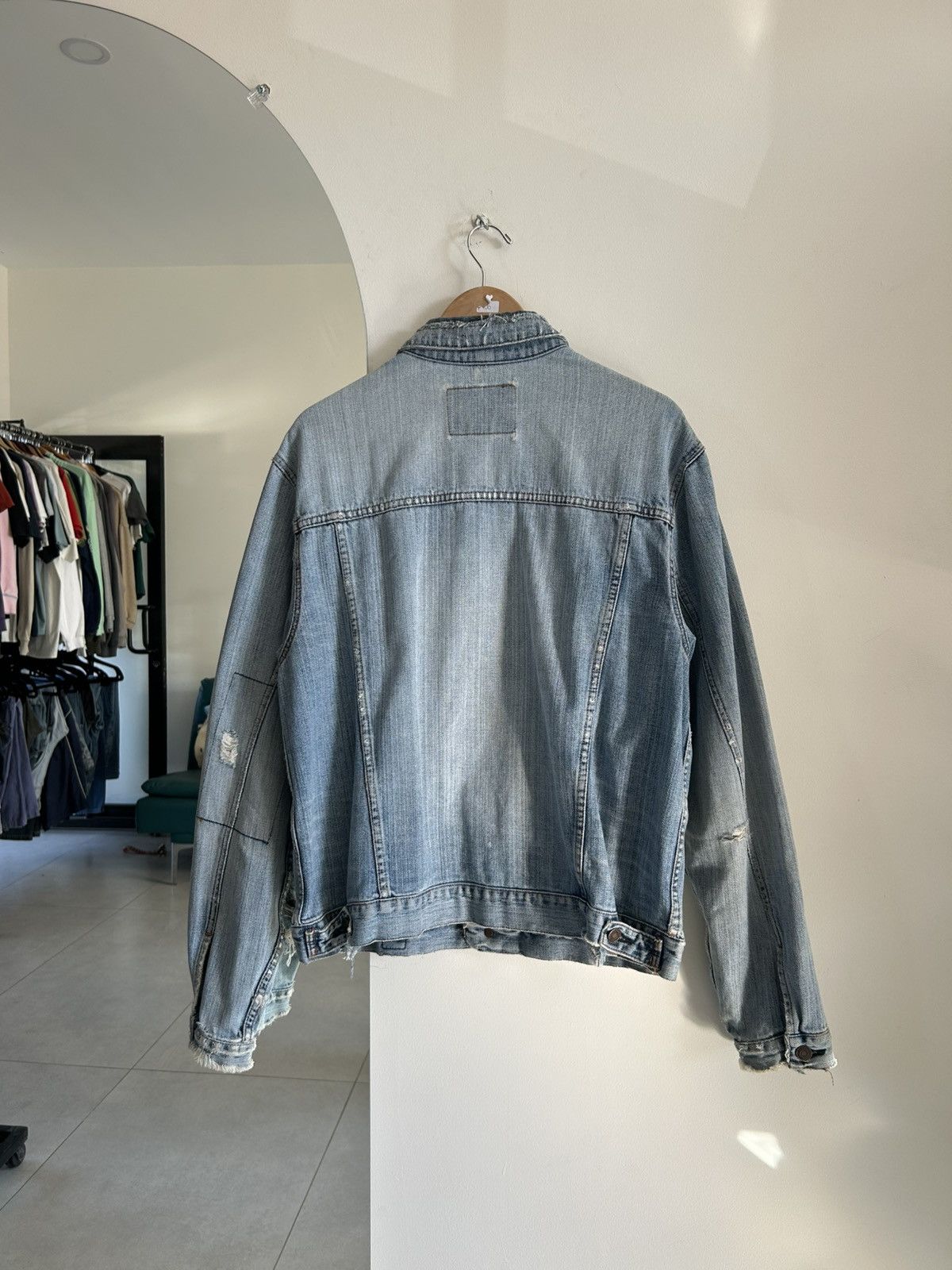Abercrombie & Fitch Abercrombie Denim Jacket Trashed Size US L / EU 52-54 / 3 - 4 Thumbnail