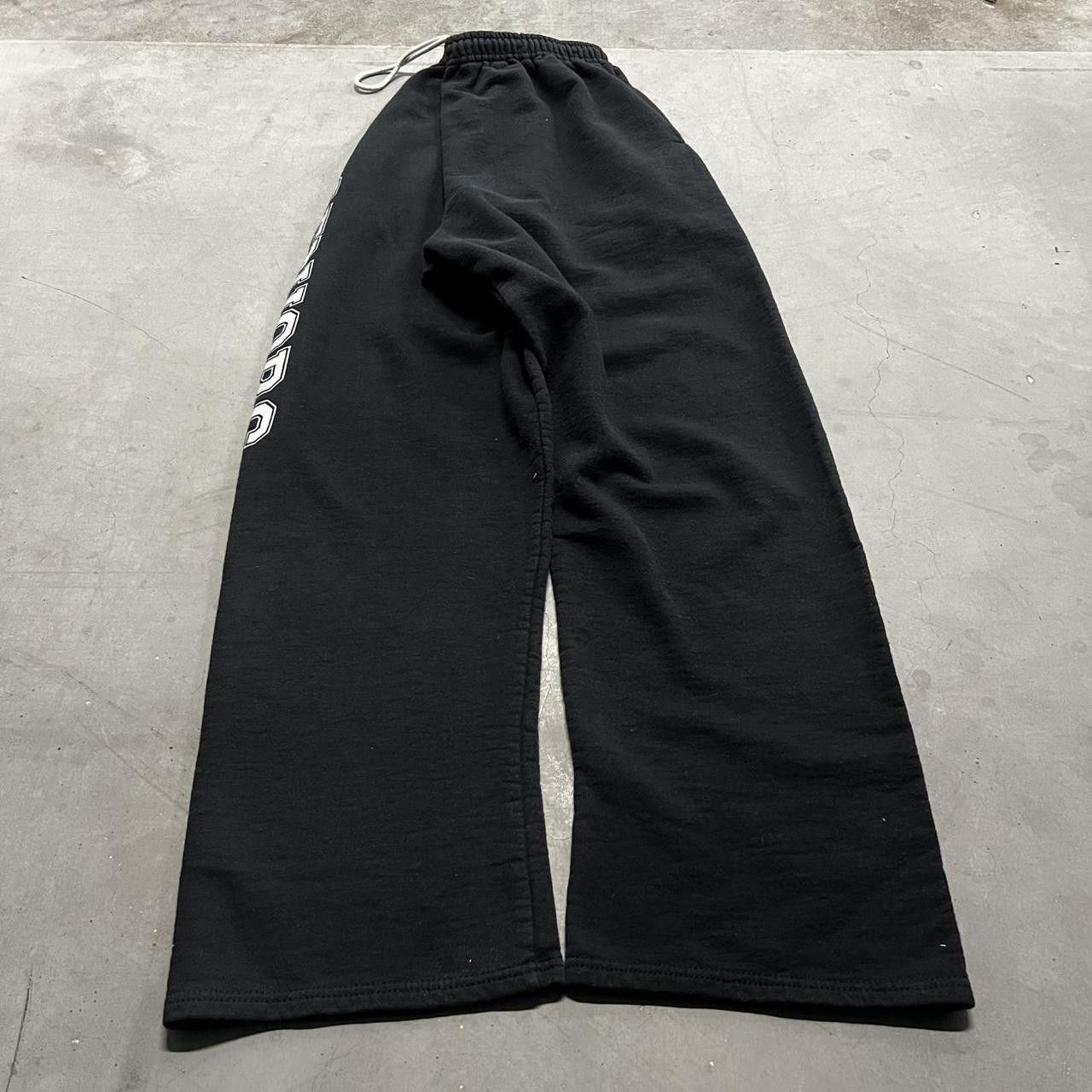 Vintage Crazy Vintage Y2K/2000s Baggy Black Streetwear “Seniors” Sweatpants! Size US 36 / EU 52 - 3 Thumbnail