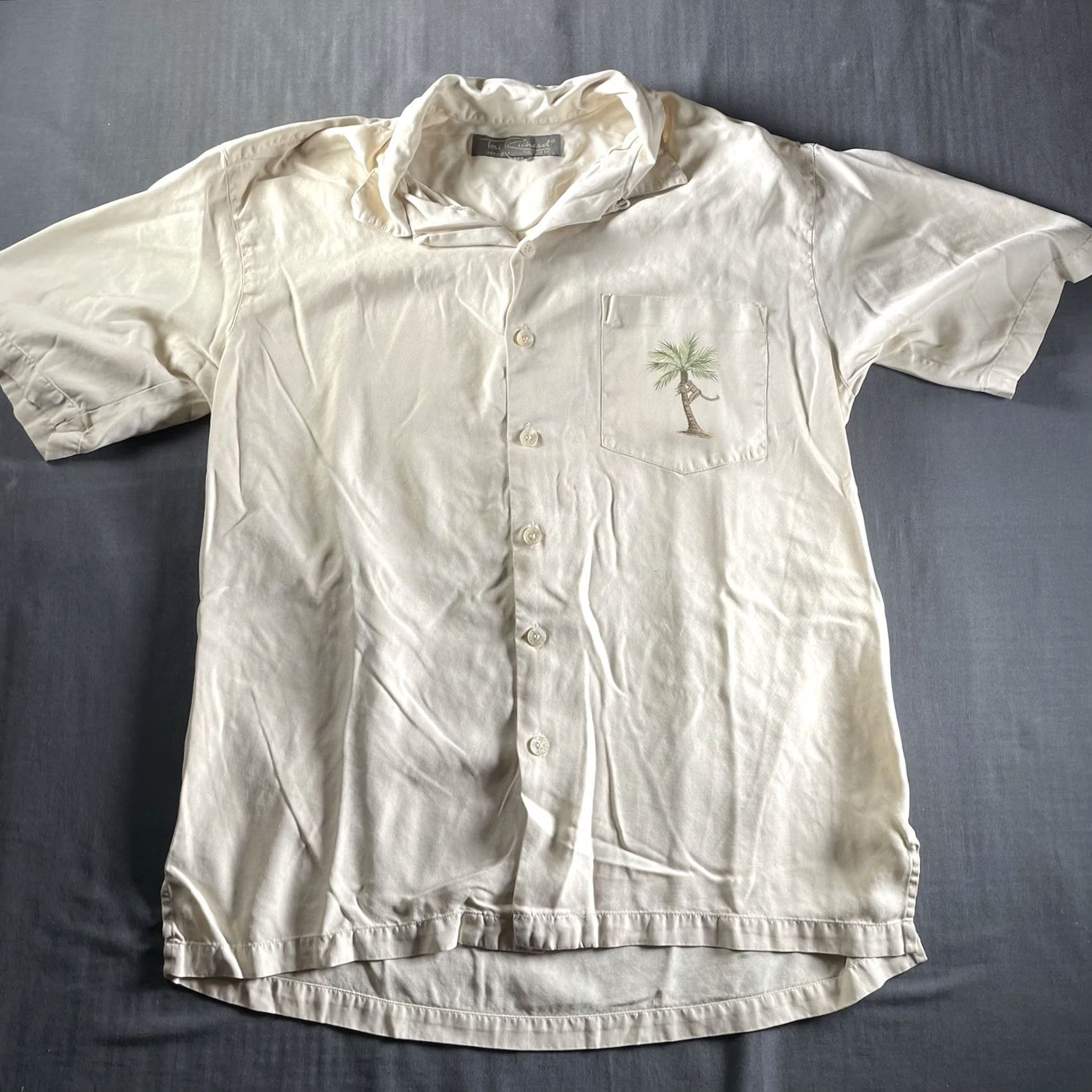 Tori Richard Tori Richard Shirt Mens L Embroidered Monkey Bar Pineapple Vacation Silk Size US L / EU 52-54 / 3 - 3 Thumbnail