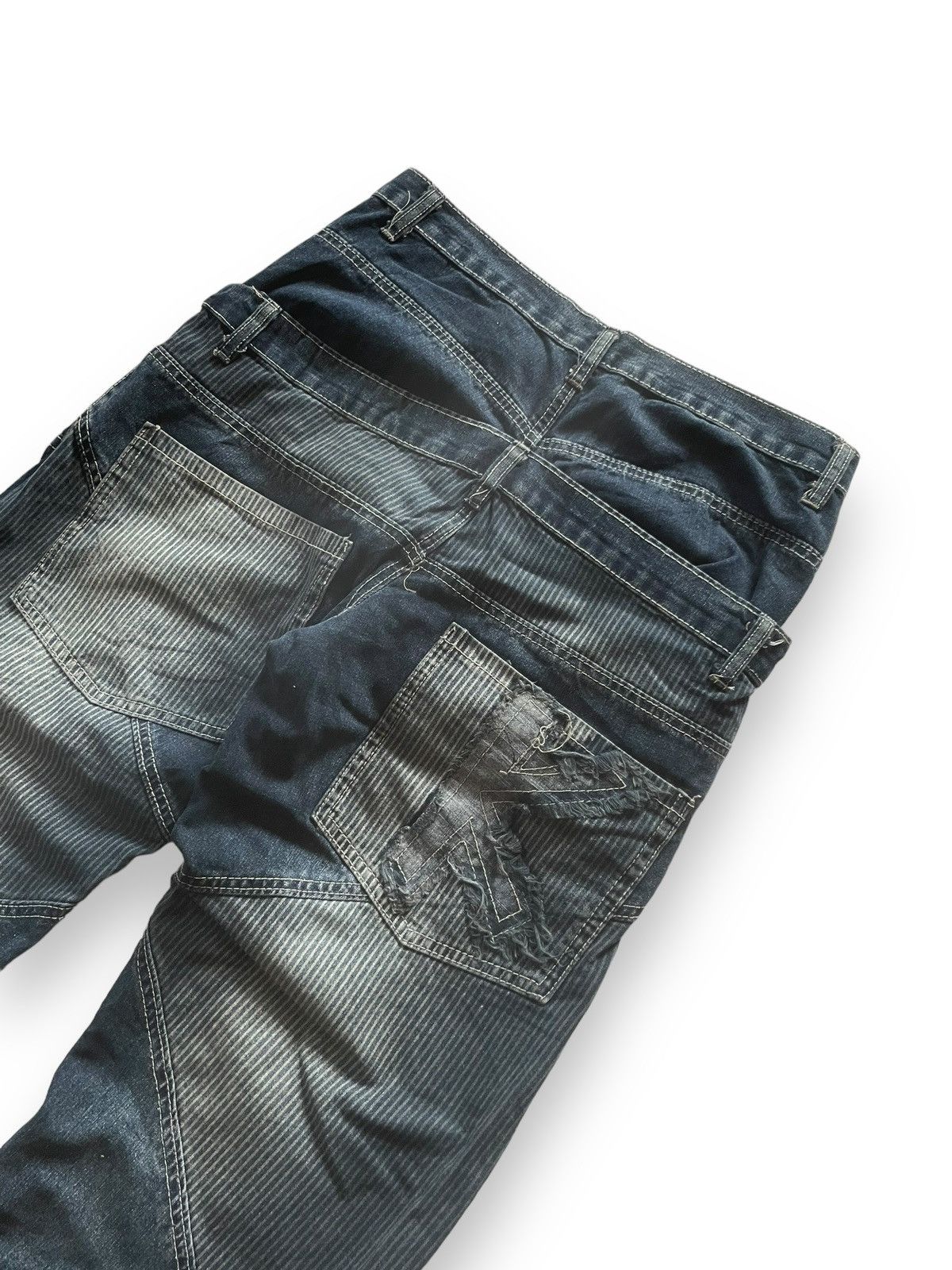 If Six Was Nine × Junya Watanabe Dolce & Gabanna Junyawatanabe Style Double Waist Baggy Jeans Size US 30 / EU 46 - 10 Thumbnail
