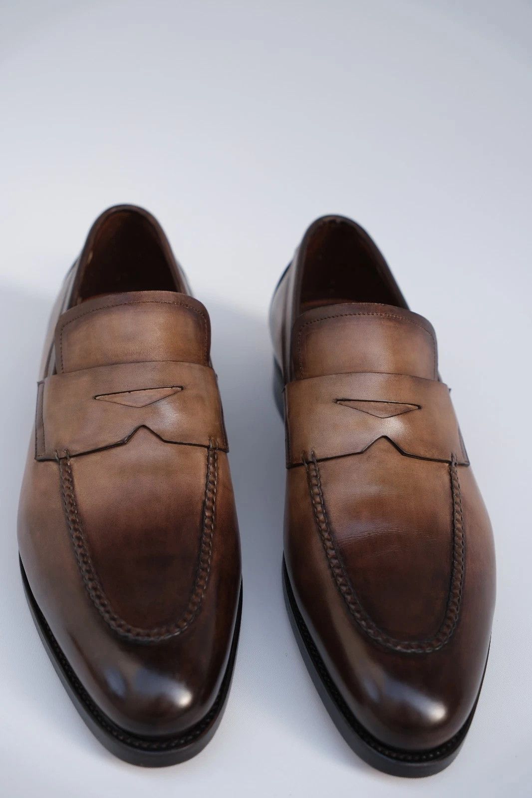 Santoni New Santoni Goodyear Welted Penny Loafer UK9 / US 10 / EU 43 Size US 10 / EU 43 - 3 Thumbnail