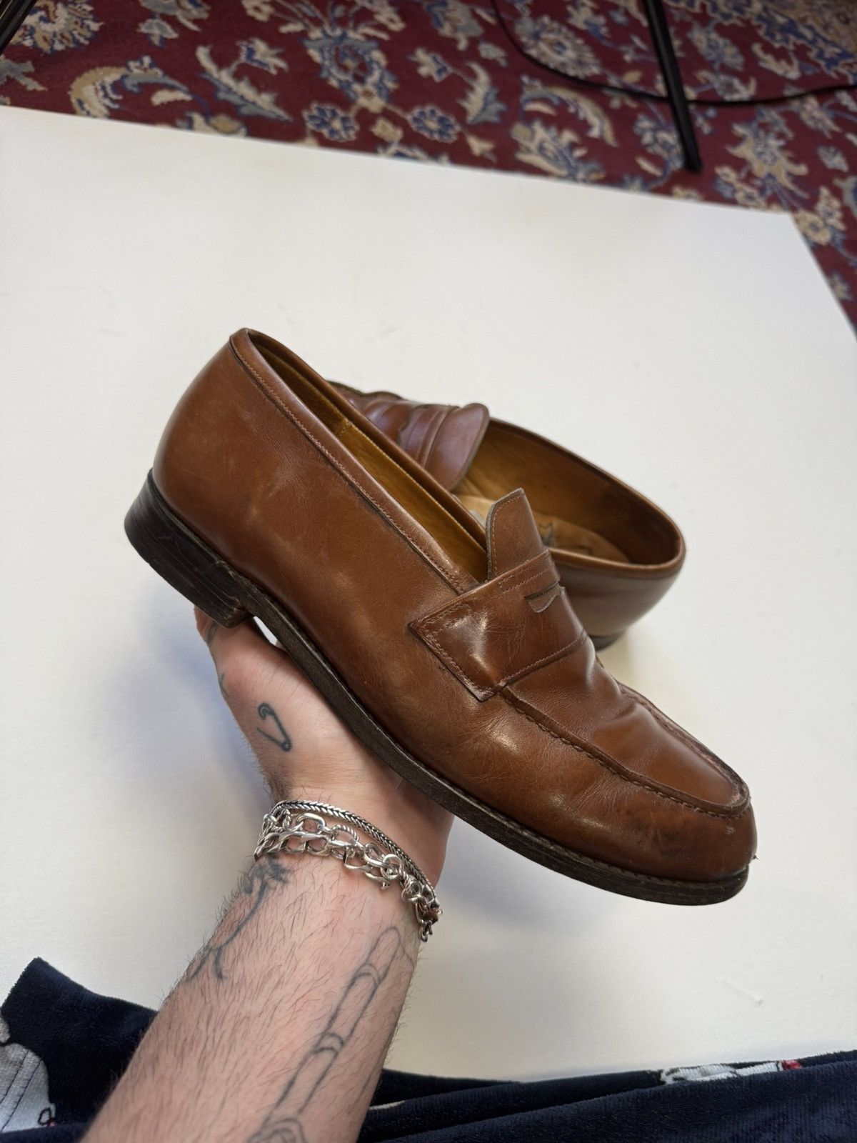 Vintage Rare White Brothers Of Earls Barton made in England Brown Size US 9.5 / EU 42-43 - 1 Thumbnail