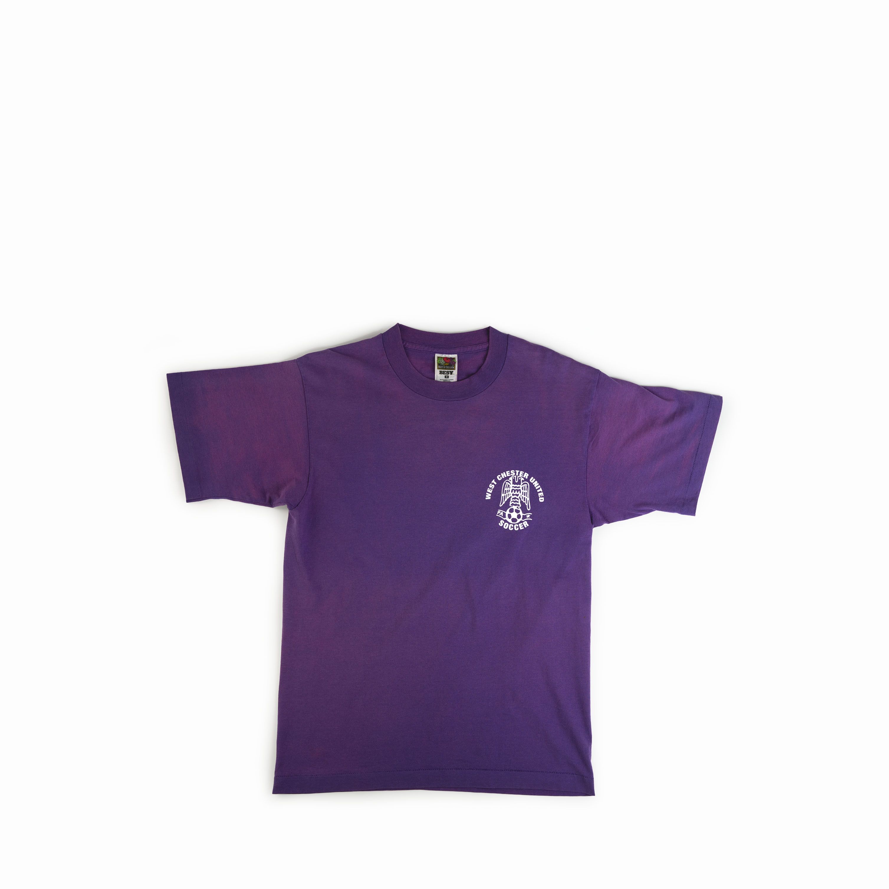 Fruit Of The Loom Vintage 1990's West Chester United Eagle Soccer Tee Shirt Size US M / EU 48-50 / 2 - 1 Thumbnail