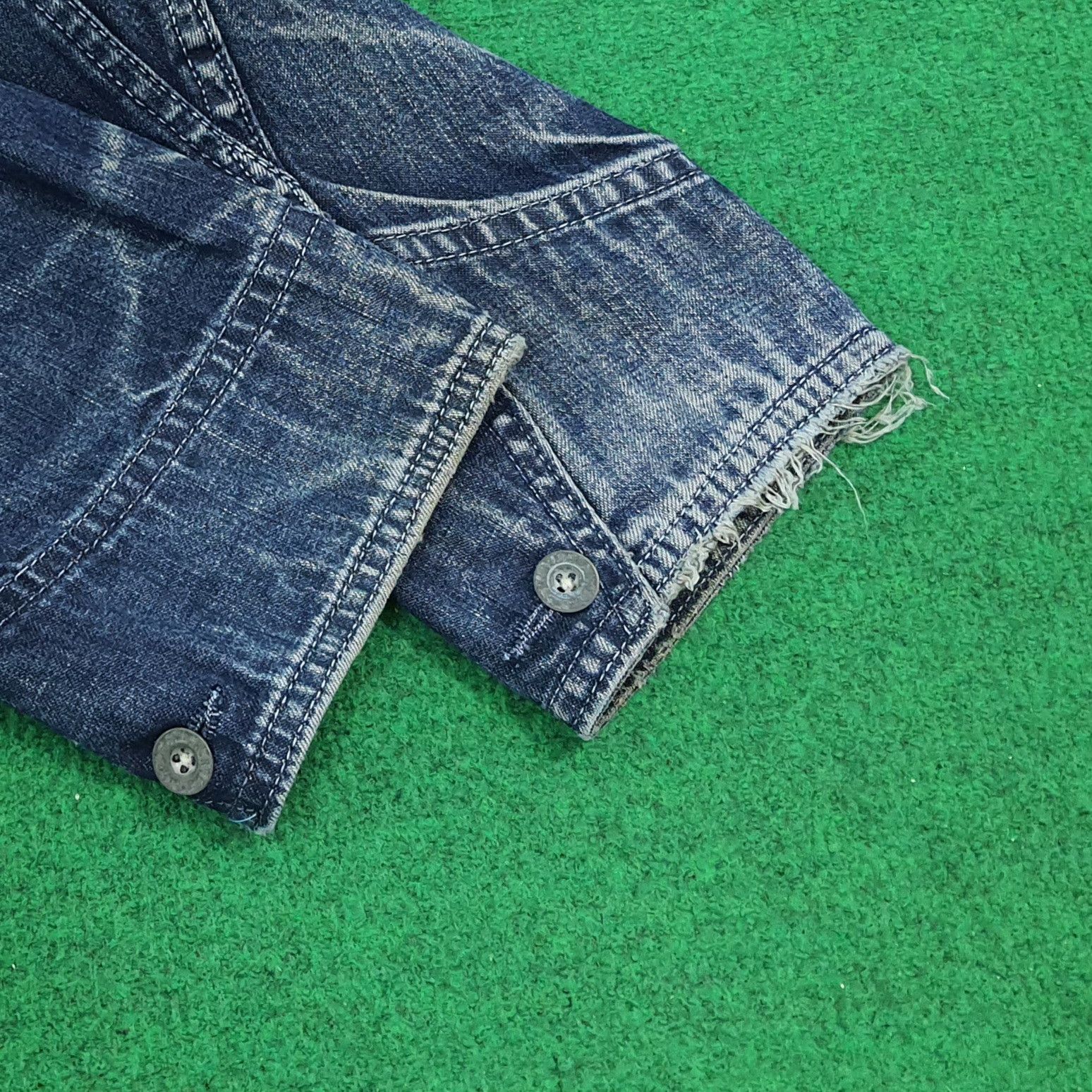 RRL Ralph Lauren Vintage RRL Ralph Lauren Denim Chore Jacket C274N15 Size US S / EU 44-46 / 1 - 6 Thumbnail