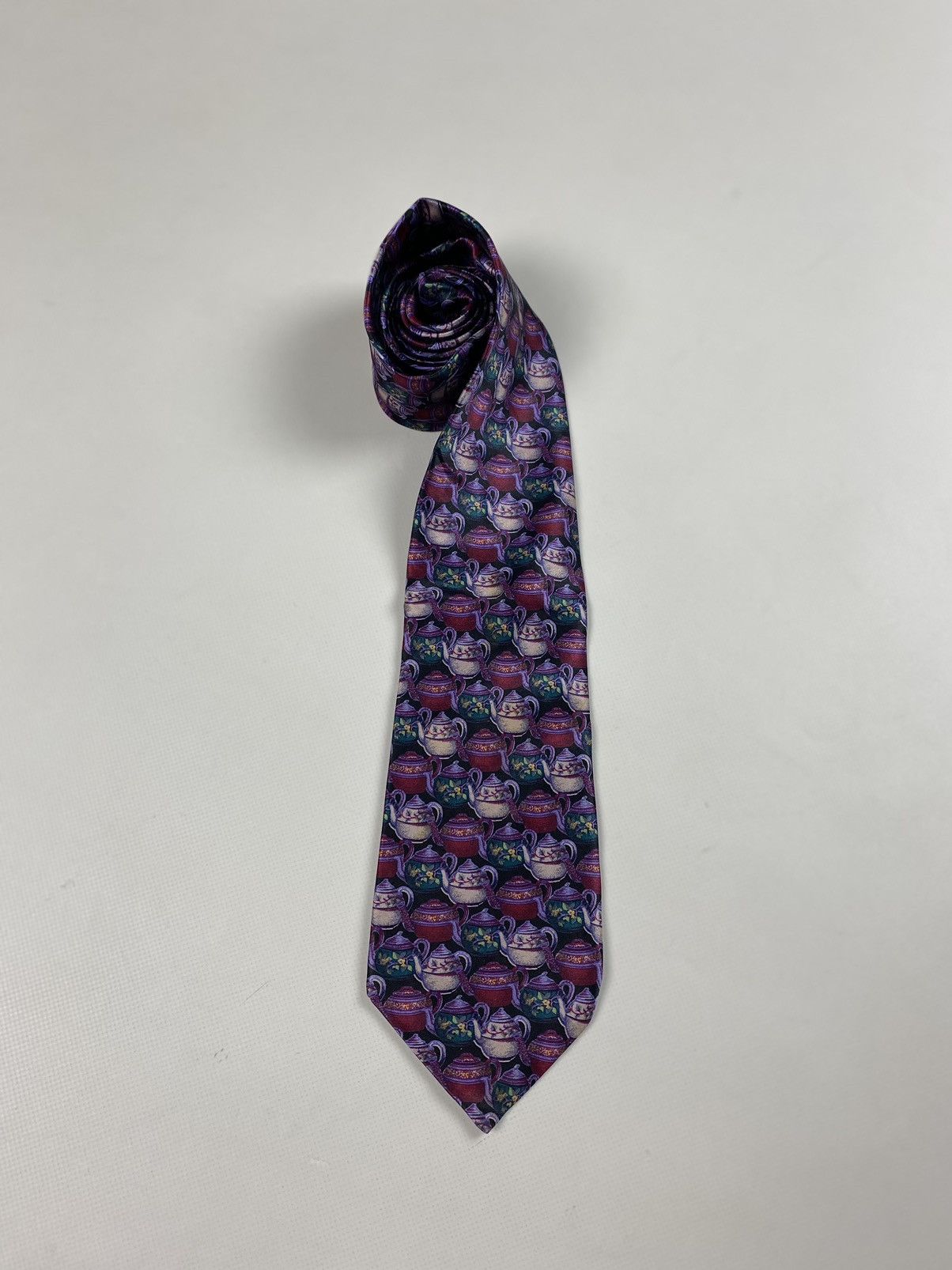 Lanvin × Vintage Lanvin Paris Vintage Patterned Silk Tie Size ONE SIZE - 10 Thumbnail