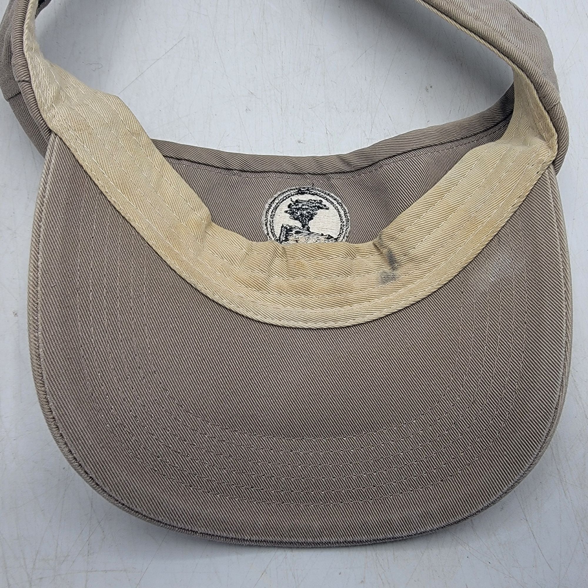 Other Pebble Beach Gray Golf Visor Hat Cap AHead Vintage Adjustabl Size ONE SIZE - 6 Thumbnail