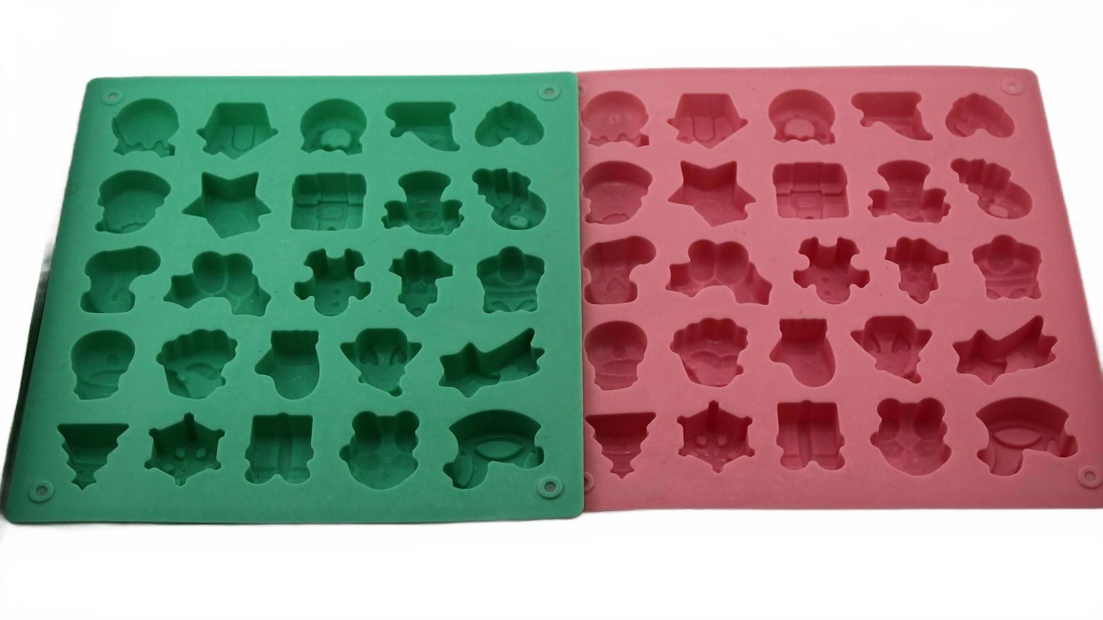 Designer Silicone Candy Mold 2 pack 25 Mold Trays Size ONE SIZE - 1 Thumbnail