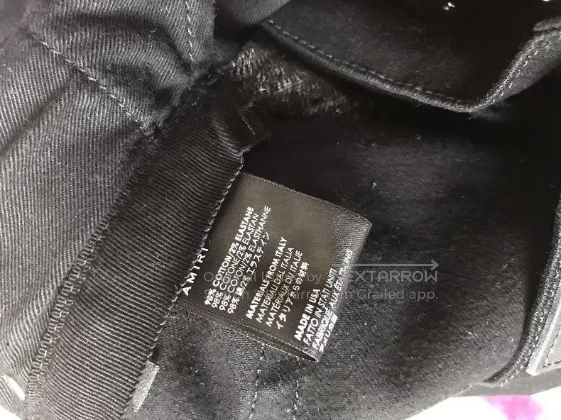 Amiri Amiri Classic High-End Ice Blue Diamond Destroyed Black De Size US 34 / EU 50 - 8 Thumbnail