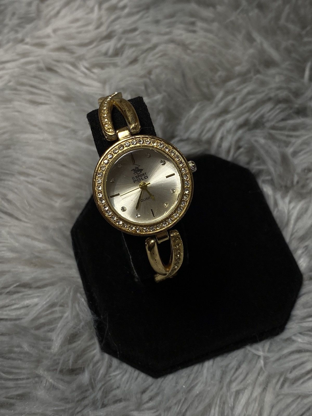 Japanese Brand × Jewelry × Vintage G Sport Polo Gold-Tone Watch with Crystal Accents Size ONE SIZE - 3 Thumbnail