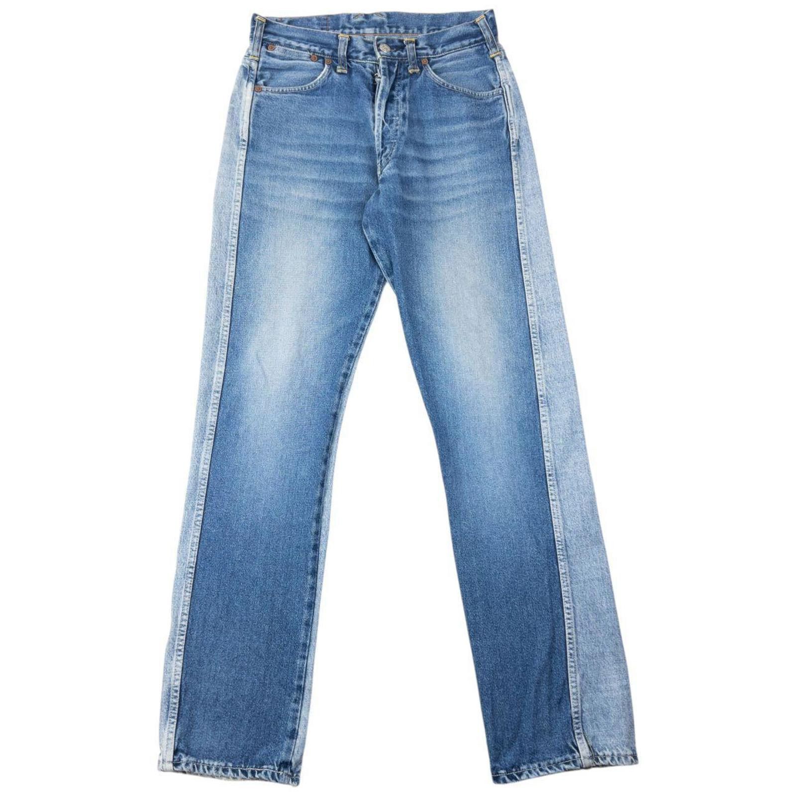 Evisu Vintage 2000s Evisu Contrast Patchwork Denim Jeans Size W28 Size US 28 / EU 44 - 2 Thumbnail