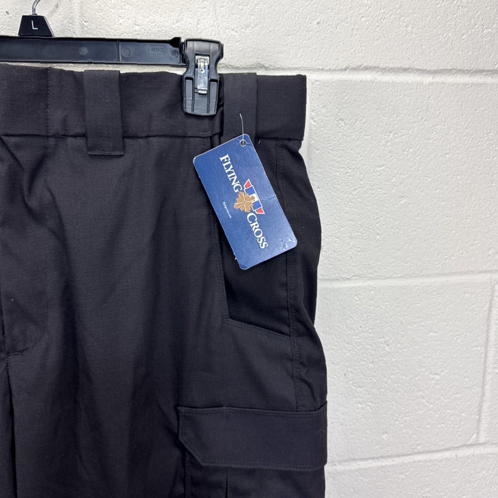 Vintage Flying Cross F1 FX77300 Pants Black 34x36 Workwear Mens Regular 5-Pocket Cargo Straight Front Zipper Button Hook & Eye Canvas Polyester Size US 34 / EU 50 - 3 Thumbnail