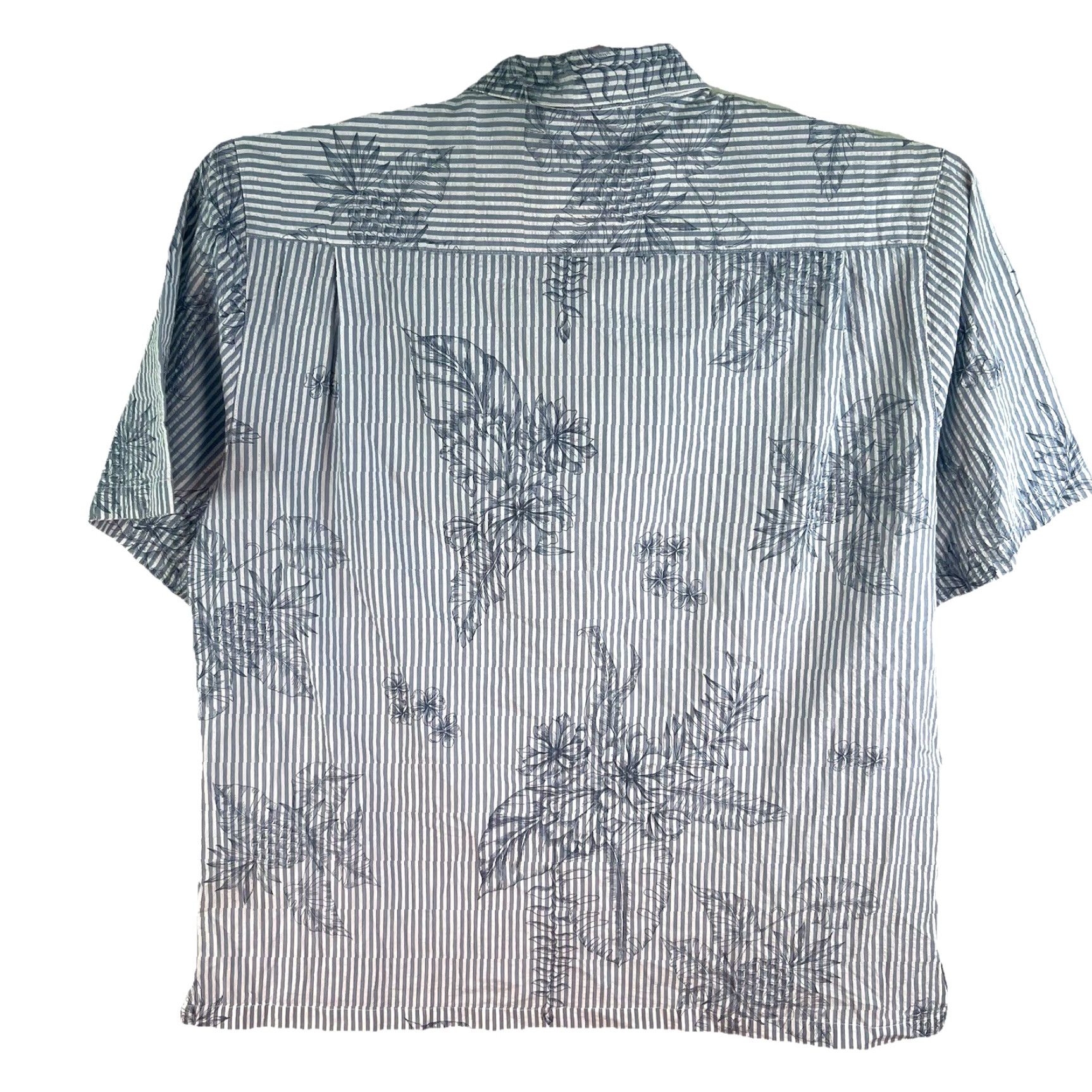 Vintage VINTAGE Havana Jack’s Cafe Floral Stripe Seersucker Button Up Shirt Men’s XL Blue Floral Shirt Mens XL 100% GENUINE USA SELLER Size US XL / EU 56 / 4 - 2 Thumbnail