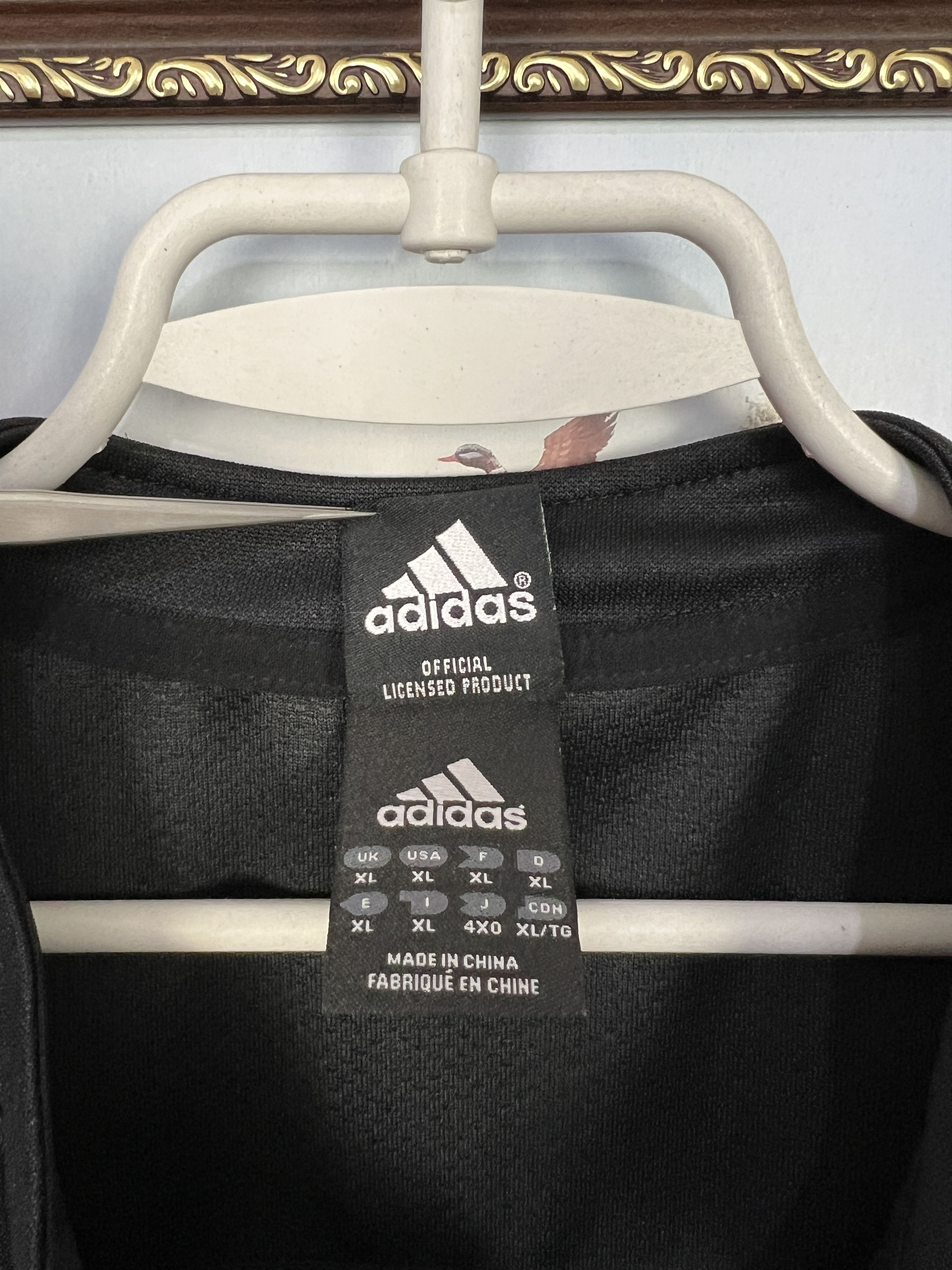 Adidas Vintage Adidas New Zealand All Blacks Rugby Jersey Mens Size US XL / EU 56 / 4 - 8 Thumbnail