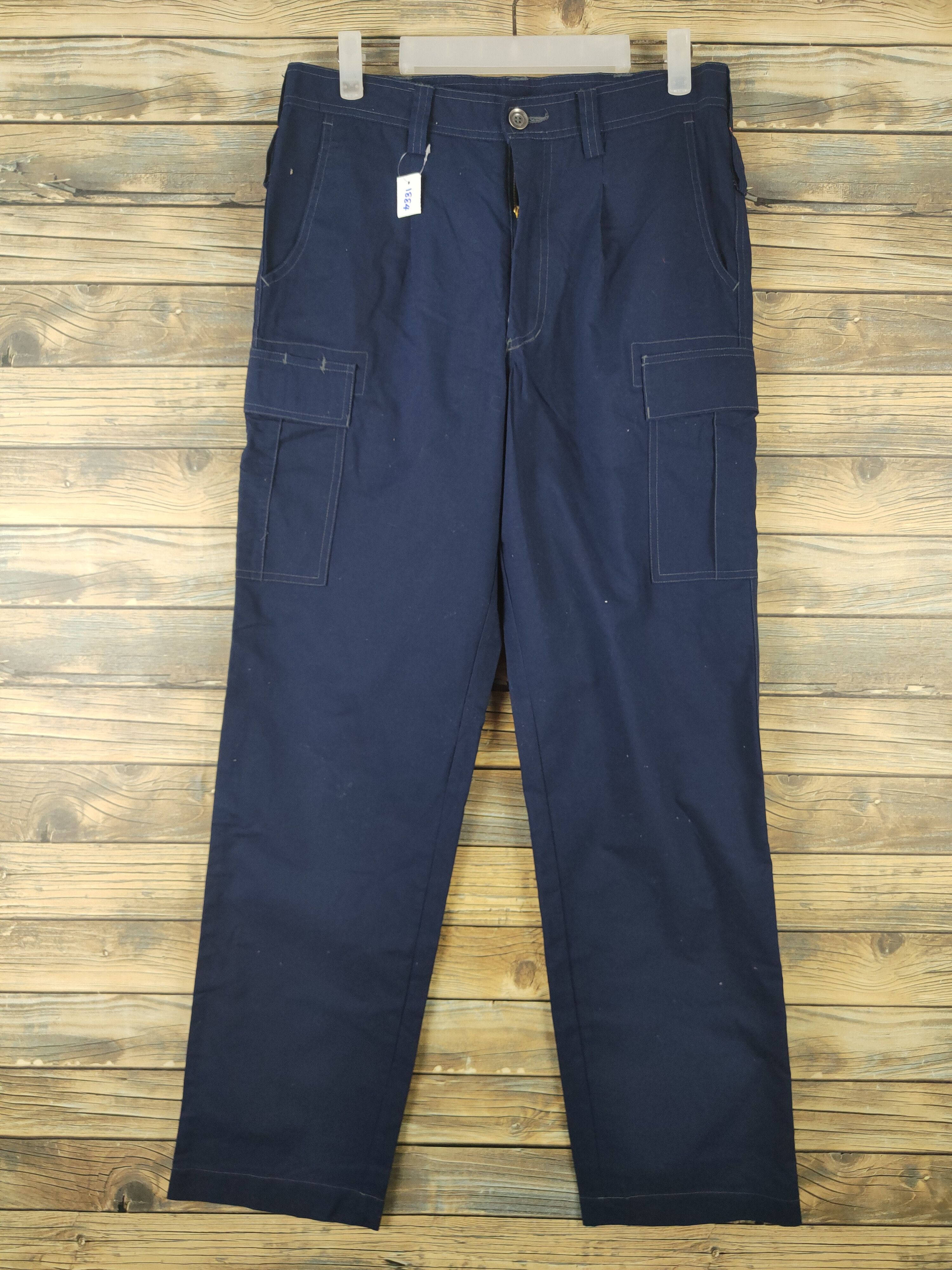 Japanese Brand DL Ladibon Navy Multipocket Tactical Cargo Pants #1884 Size US 31 - 1 Thumbnail