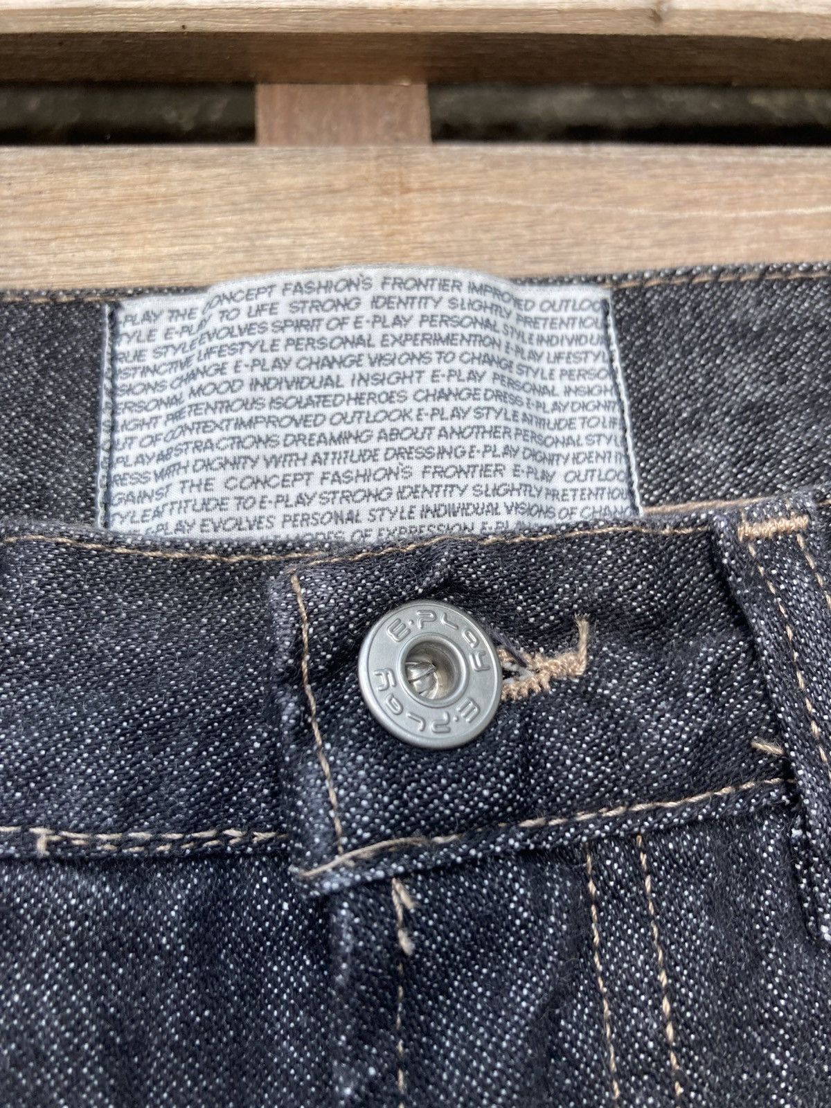 If Six Was Nine E-Play Flare Bell Bottom Jeans Size 27" / US 4 / IT 40 - 6 Thumbnail