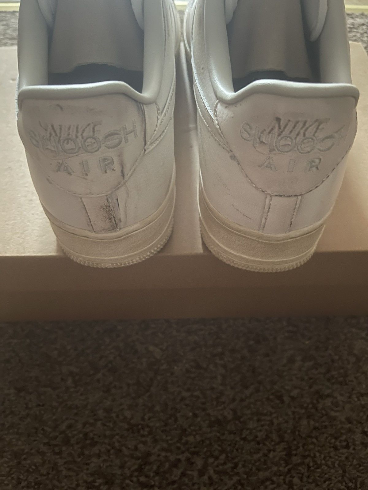 Nike *New* Nike Air Force 1 Dirty Triple White Size US 14 / EU 47 - 4 Thumbnail