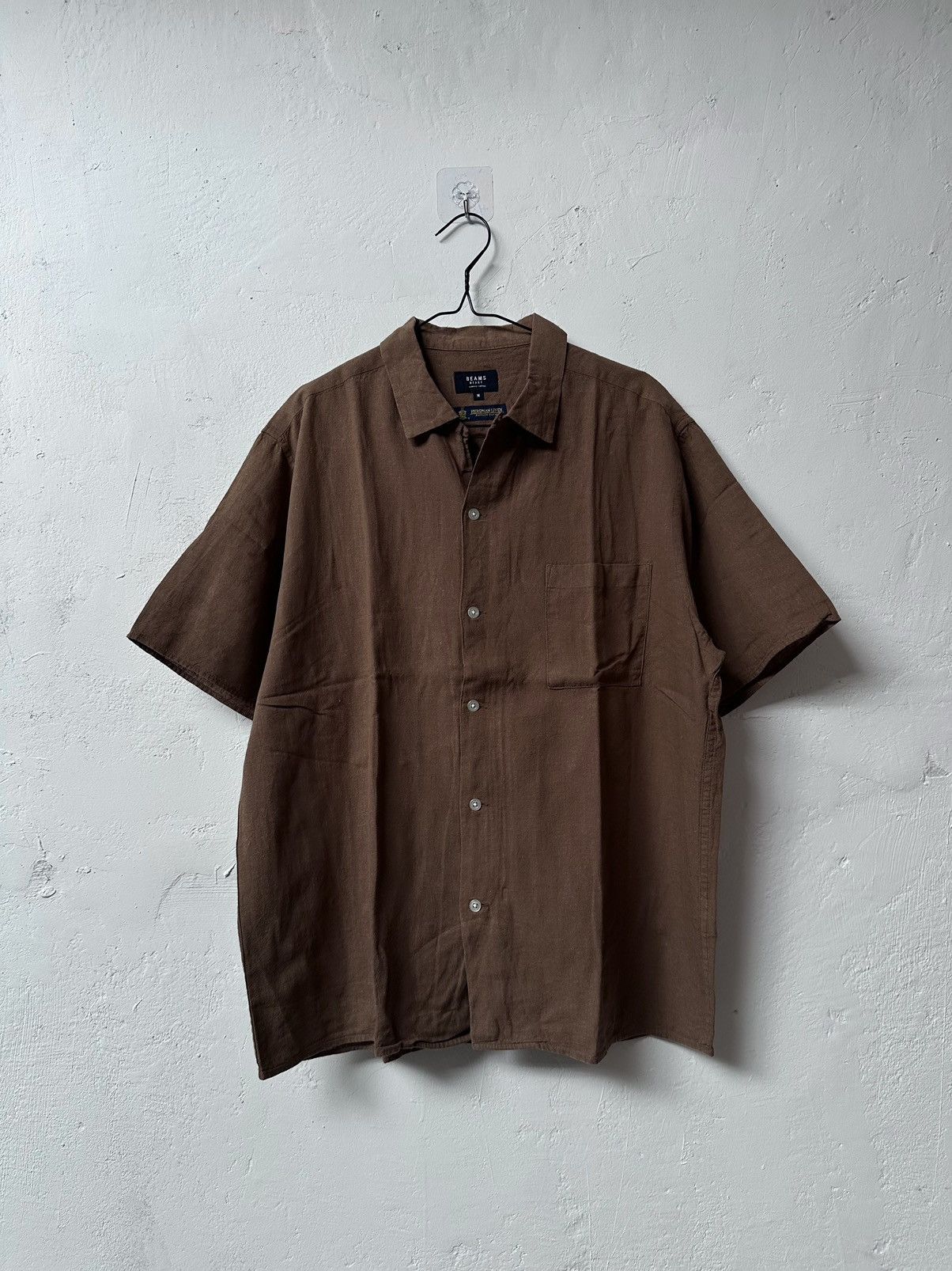 Beams Plus Beams Heart Heardman Llinen Collar Shirt Size US M / EU 48-50 / 2 - 1 Thumbnail