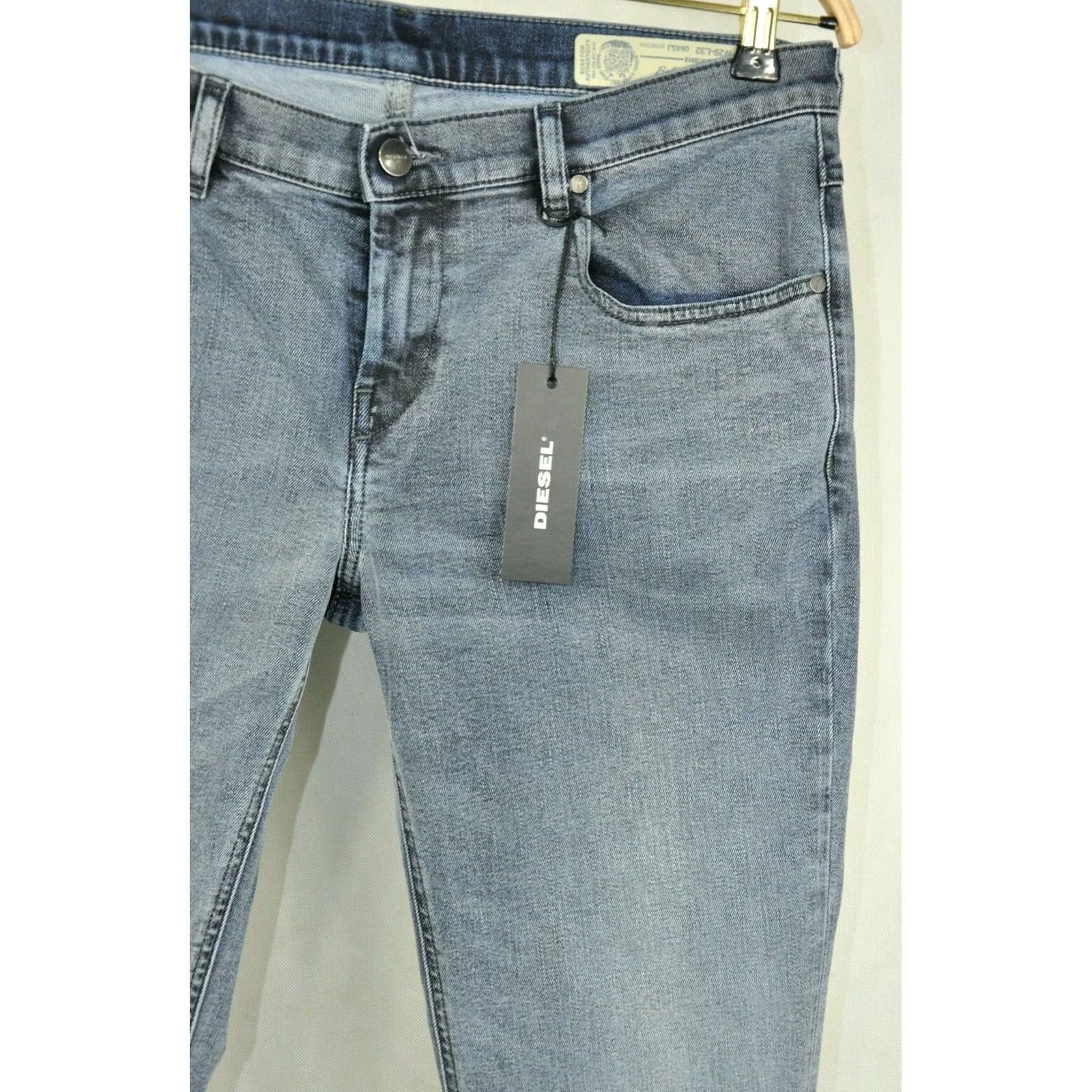 Diesel DIESEL Belthy ANKLE -D 084SJ STRETCH REGULAR SLIM-STRAIGHT LOW WAIST Jeans W29/L32 Blue Womens Jeans Size 29" - 5 Thumbnail