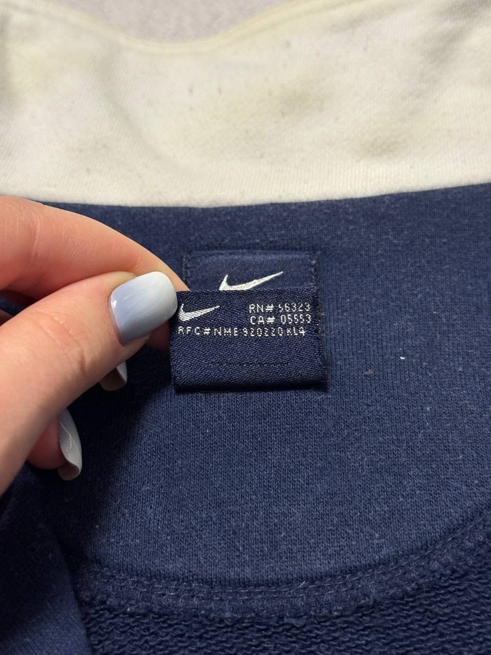 Nike × Vintage Vintage Nike Sweatshirt Crewneck Baggy Zip 1/3 Golf Y2K 90s Size US XL / EU 56 / 4 - 8 Thumbnail