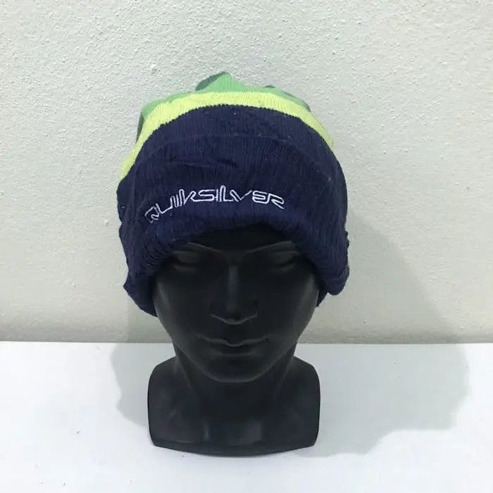 Quicksilver × Quiksilver × Vintage Quiksilver Stripe Beanie Hat Size ONE SIZE - 2 Thumbnail