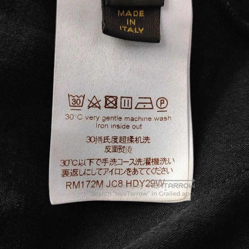 Louis Vuitton Louis Vuitton Black Cotton Short Sleeve T-Shirt . Size US L / EU 52-54 / 3 - 4 Thumbnail