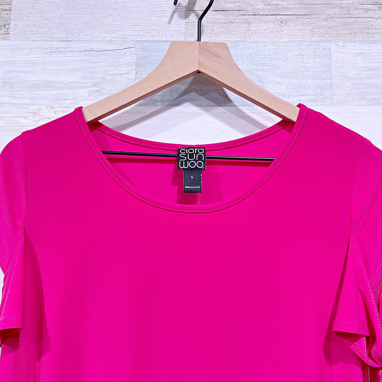 Other Clara Sun Woo Asymmetric Hem Tunic Top Pink Womens Small Size S / US 4 / IT 40 - 2 Thumbnail