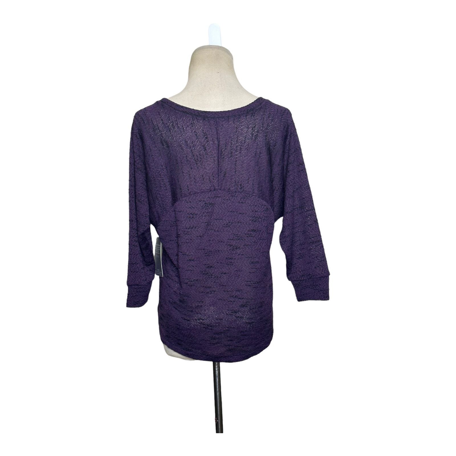 Threads 4 Thought Threads 4 Thought purple short sleeves sweater size small Size S / US 4 / IT 40 - 3 Thumbnail
