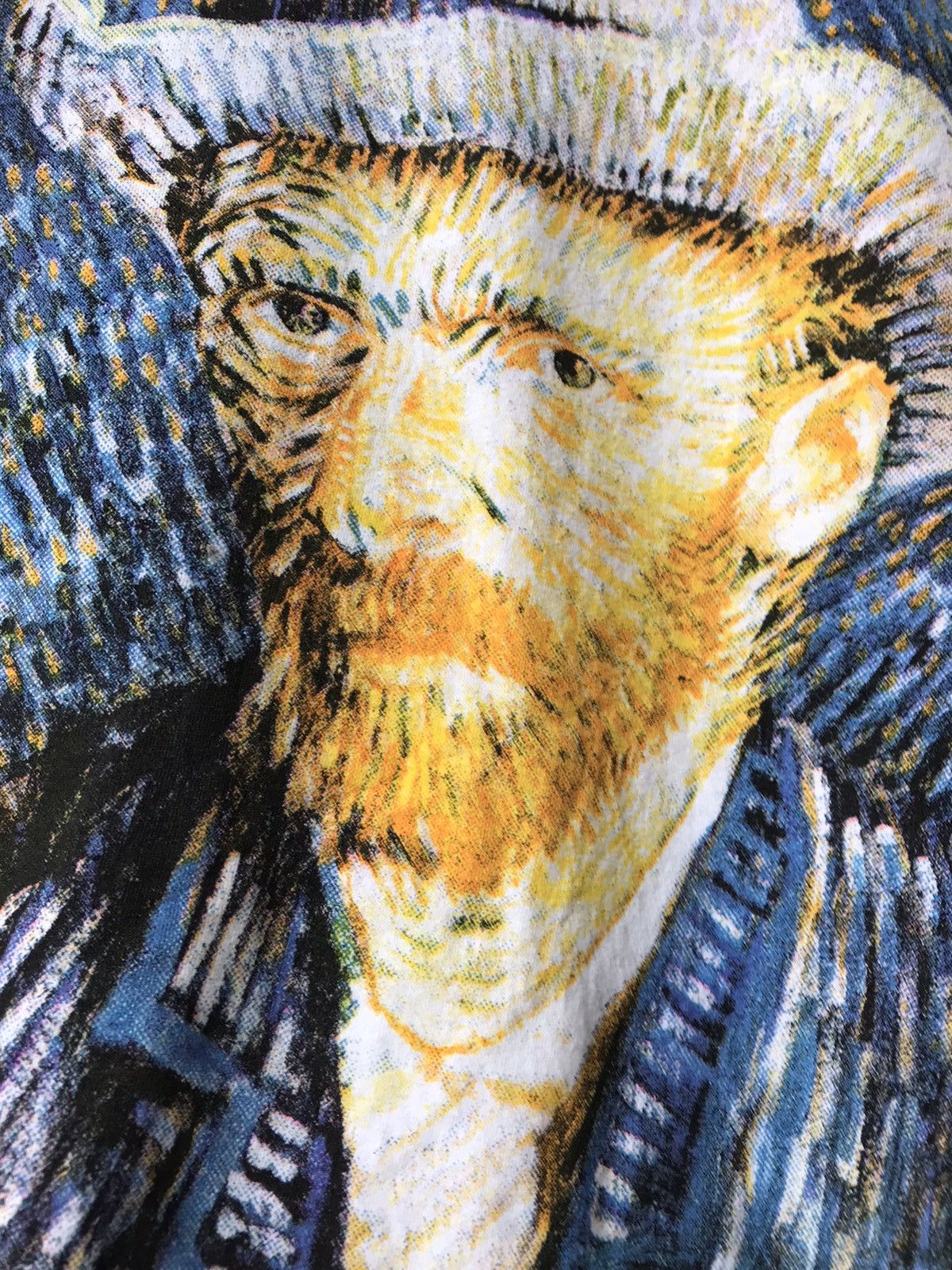 Vintage Vintage 90s Vincent Van Gogh Shirt Size US L / EU 52-54 / 3 - 4 Thumbnail