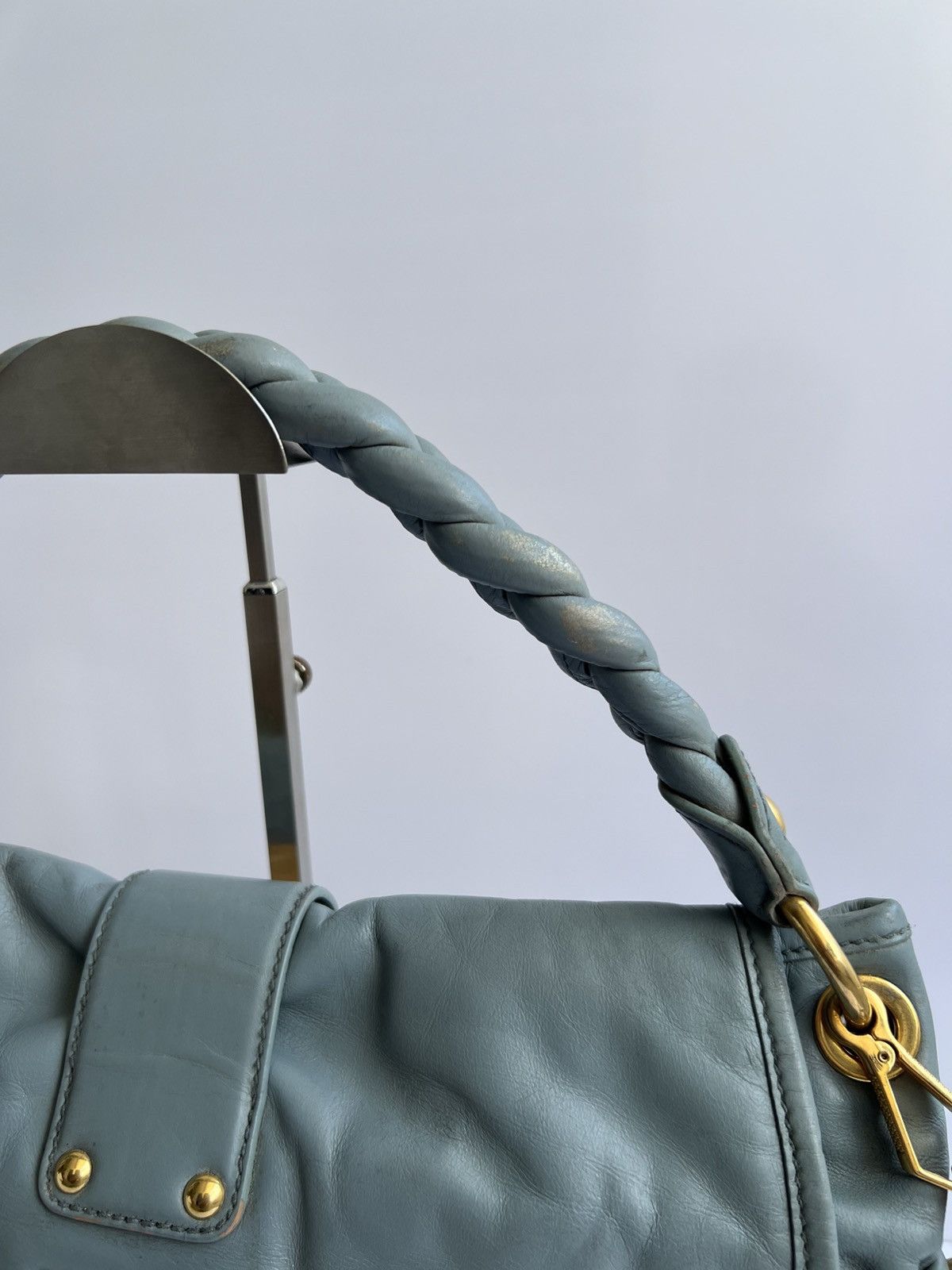 Miu Miu Miu Miu - Matellase Coffer Hobo Bag Size ONE SIZE - 9 Thumbnail