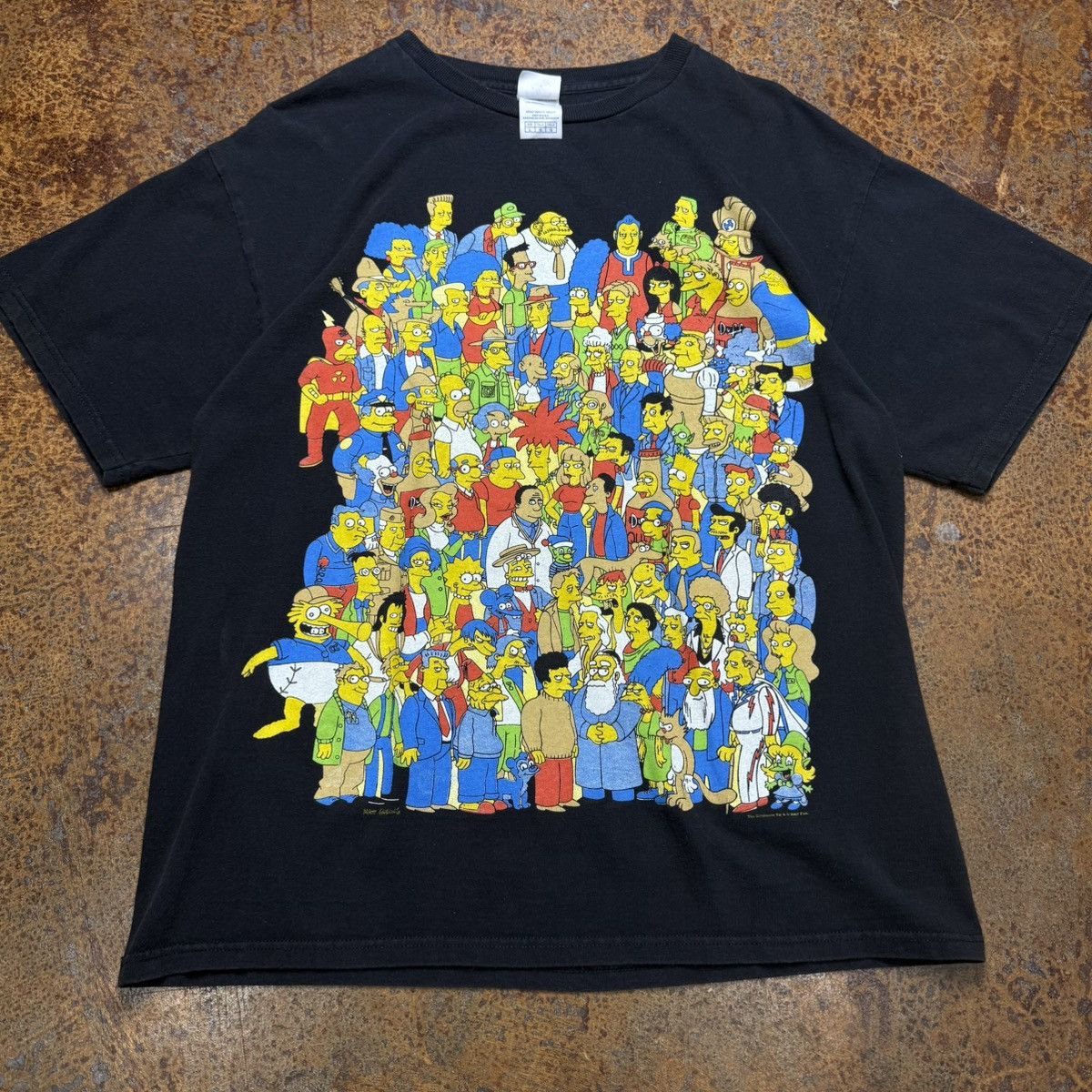 The Simpsons × Vintage Super sick vintage 2000s black The Simpsons Graphic Tshirt Size US L / EU 52-54 / 3 - 1 Thumbnail