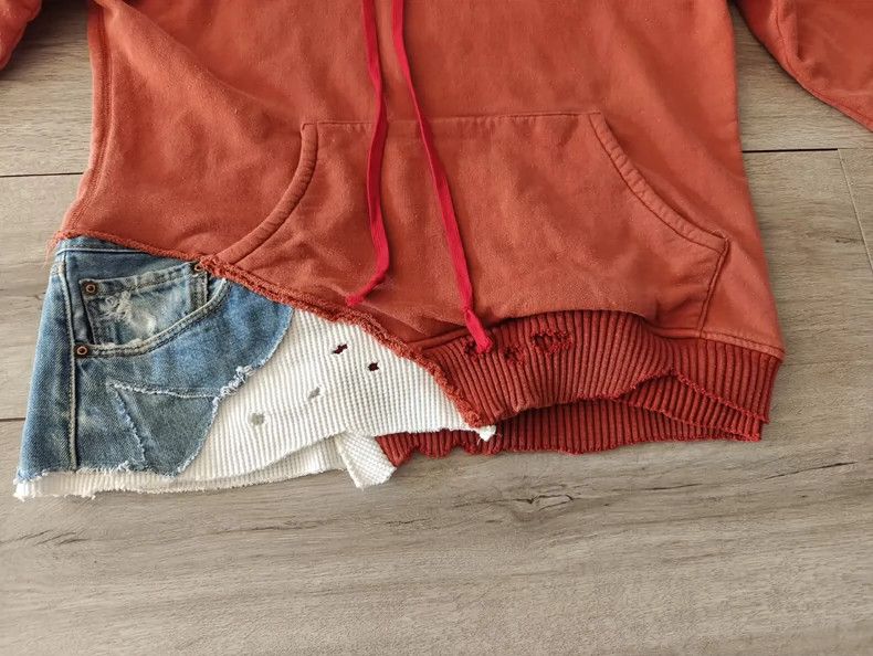 Greg Lauren greg lauren Make an old patchwork hoodie 2502-Nextarrow Size US S / EU 44-46 / 1 - 4 Thumbnail