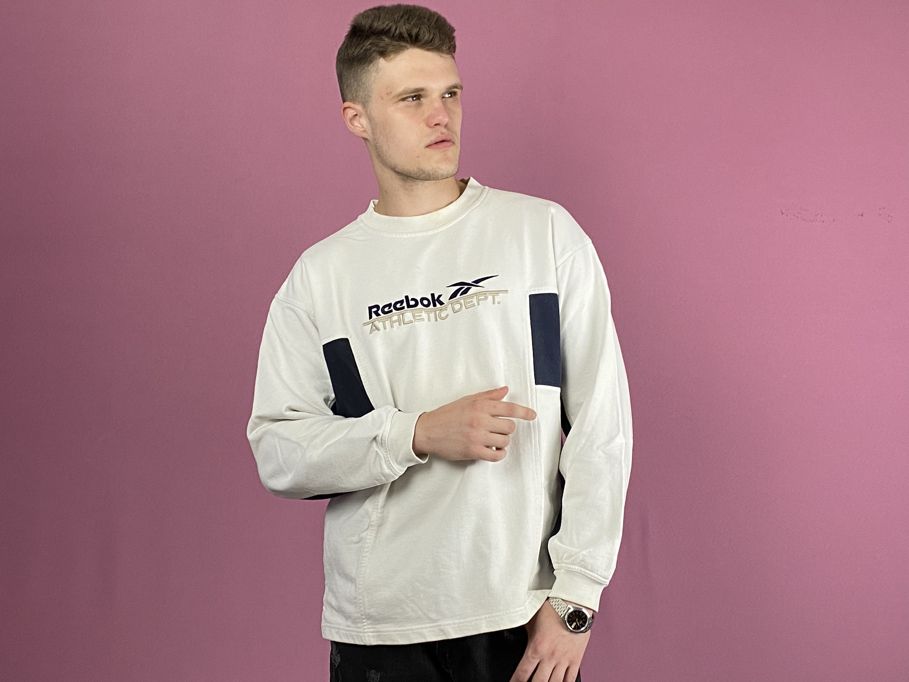 Reebok × Vintage Reebok Vintage Men's Sweatshirt - M Size US M / EU 48-50 / 2 - 4 Thumbnail