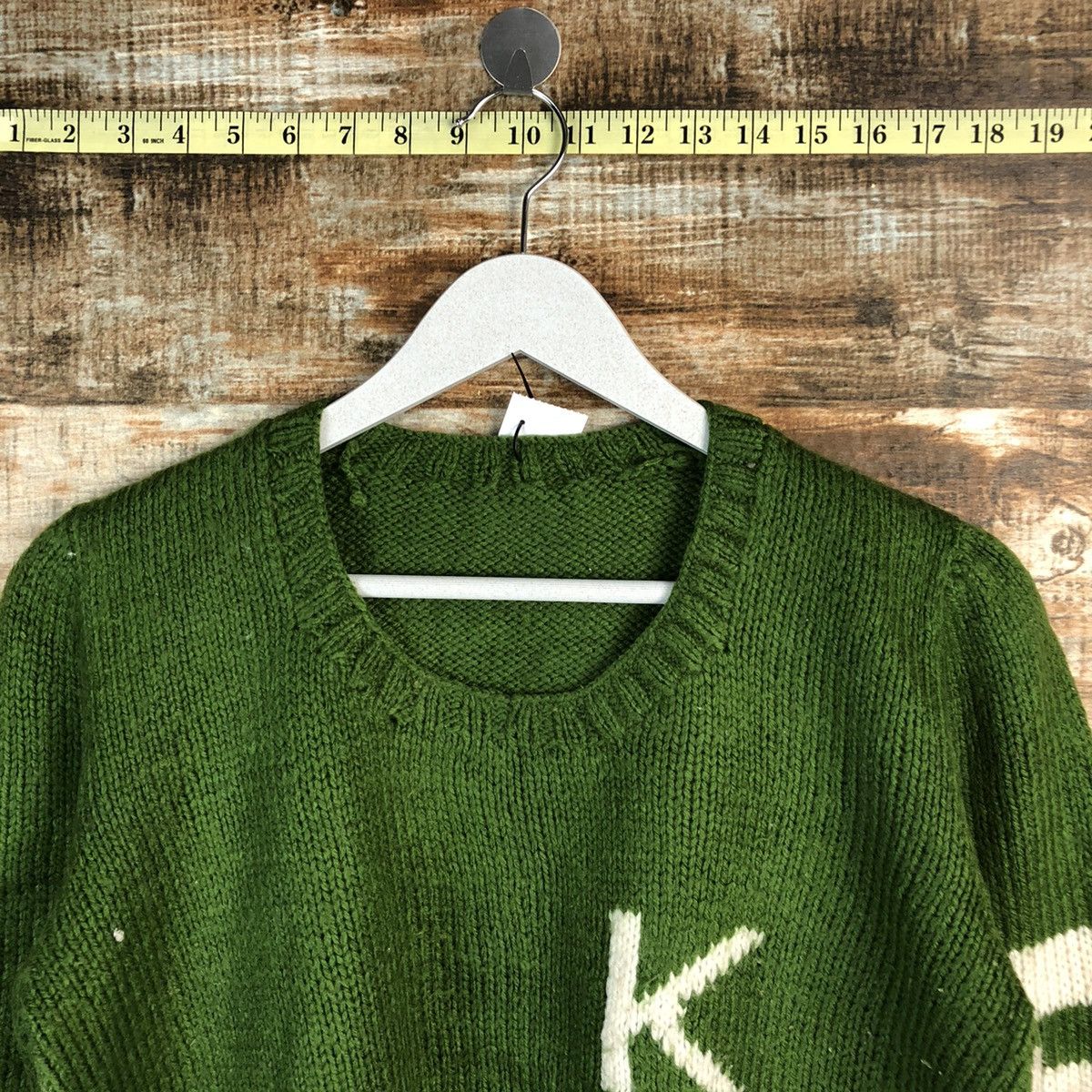 Homespun Knitwear × Japanese Brand Japanese Brand Green vintage Knitwear #A1651 Size S / US 4 / IT 40 - 4 Thumbnail