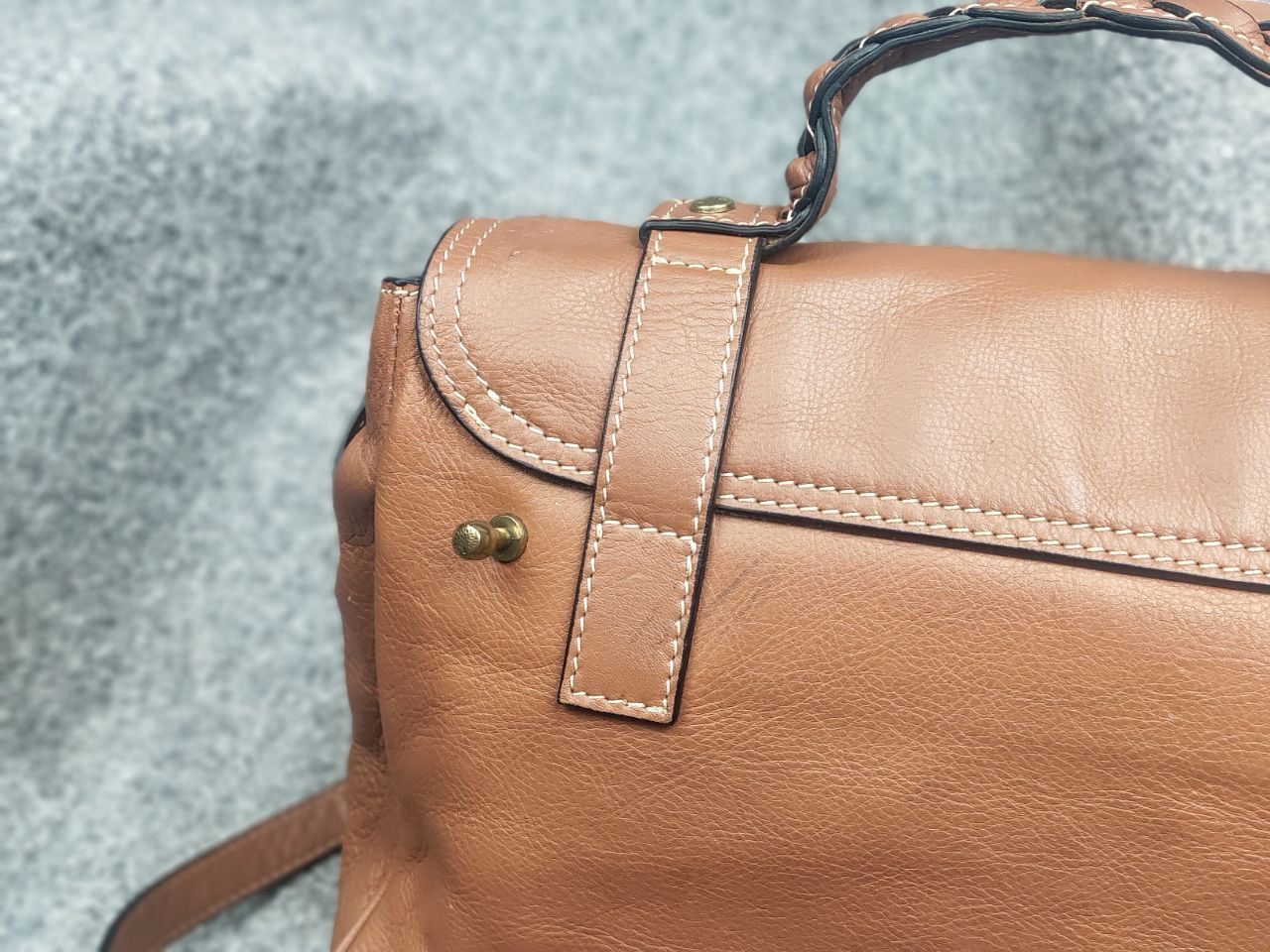 Mulberry Mulberry Alexa Satchel leather shoulder Crossbody HandBag Size ONE SIZE - 8 Thumbnail