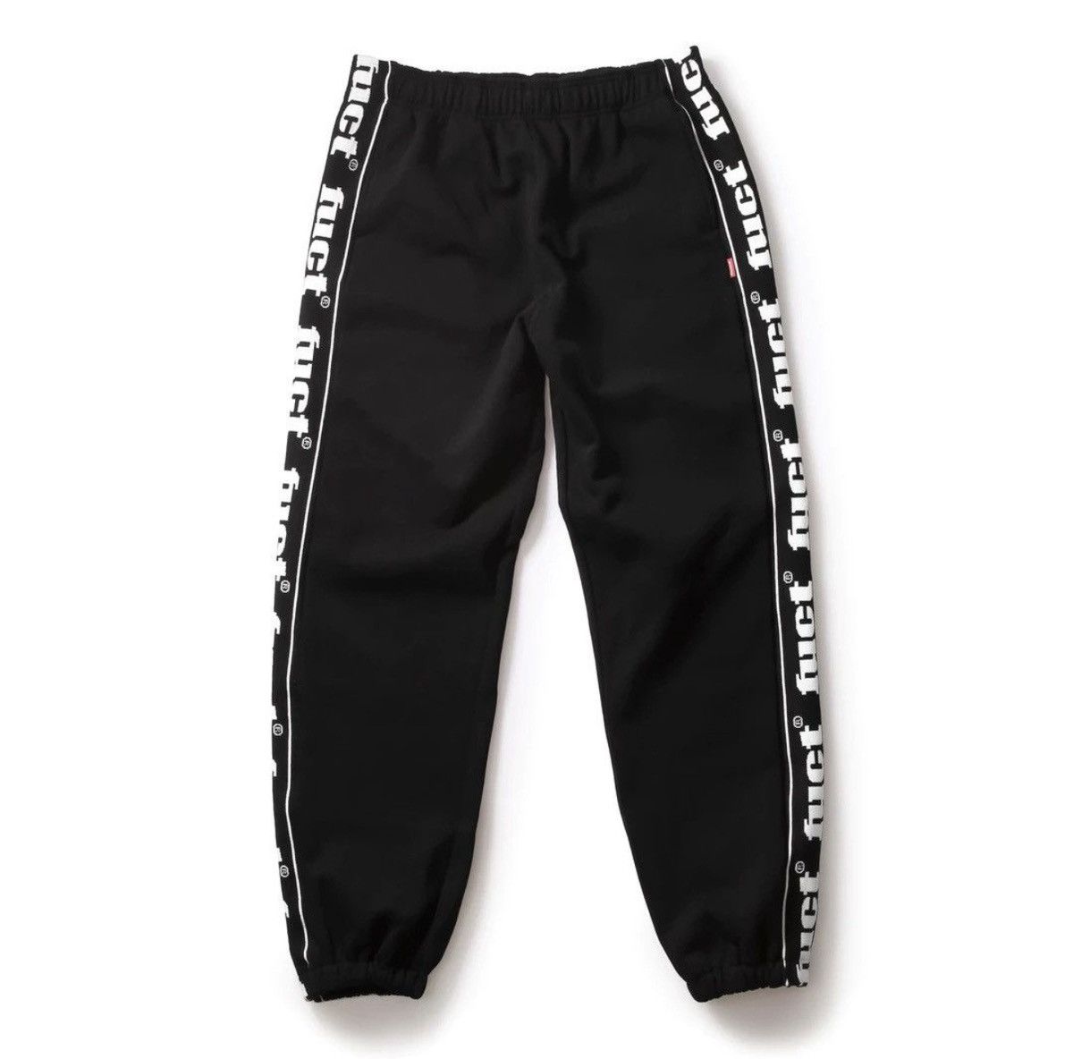 FUCT FUCT OG Logo Ribbed Sweatpants (Black) L Size US 34 / EU 50 - 1 Thumbnail