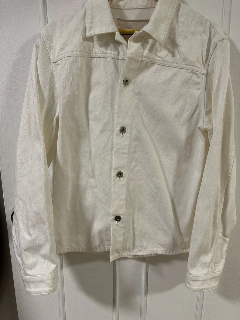 Jil Sander Jil Sander White denim jacket Size M / US 6-8 / IT 42-44 - 1 Thumbnail