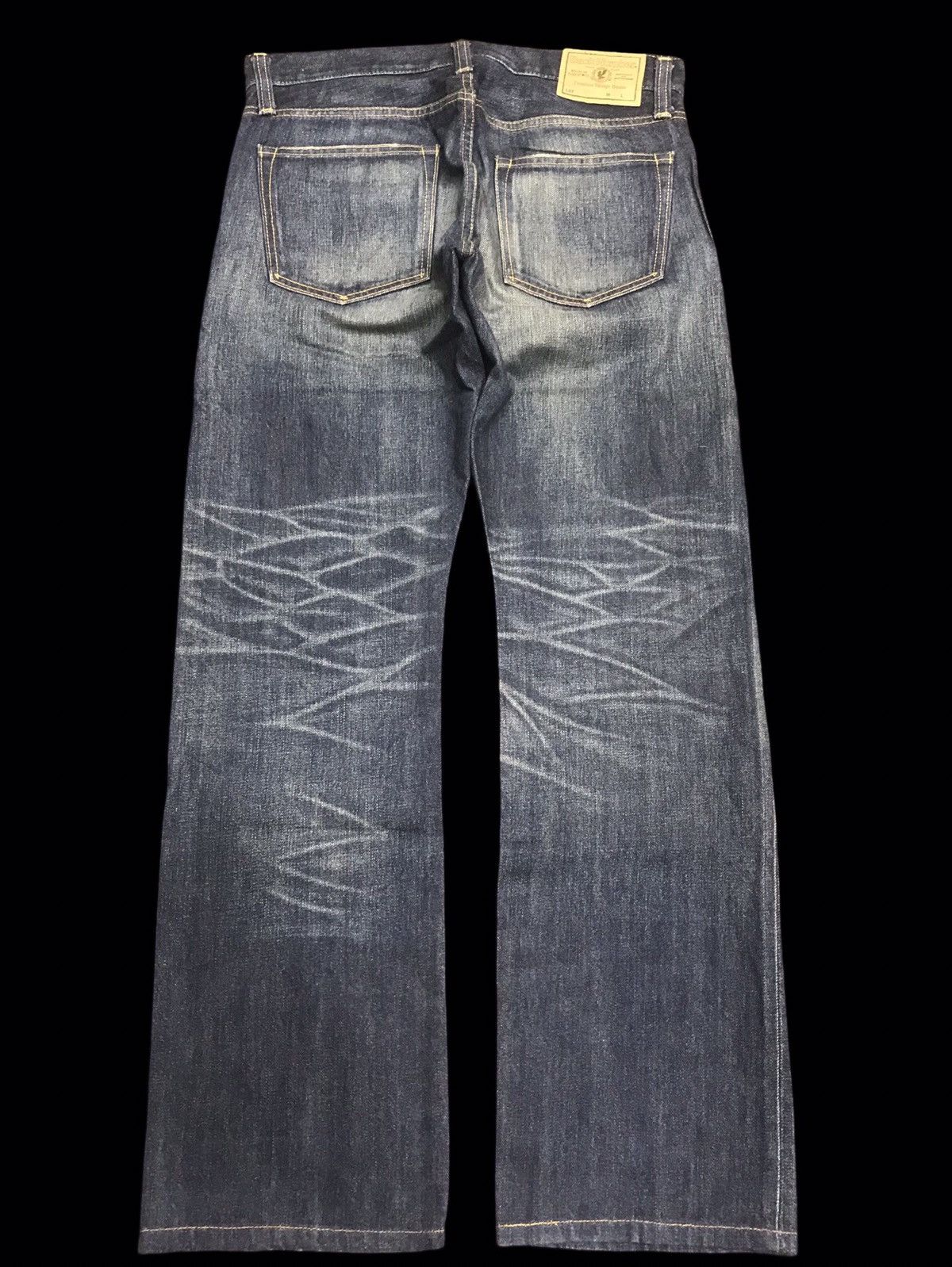 Japanese Brand 💥SICK💥BACK NUMBER JAPAN SICK DOPE FADES DENIM F100 Size US 32 / EU 48 - 2 Thumbnail