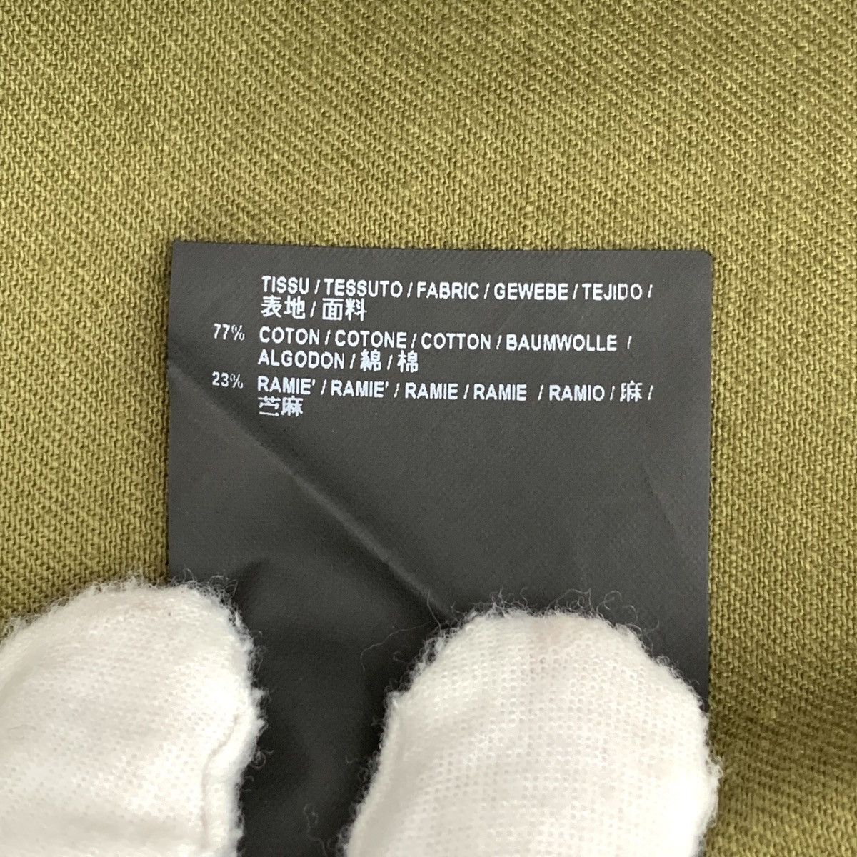 Yves Saint Laurent Yves Saint Laurent Army Green Button Design Mini Skirt K26WX Size 25" / US 0 / IT 36 - 7 Thumbnail